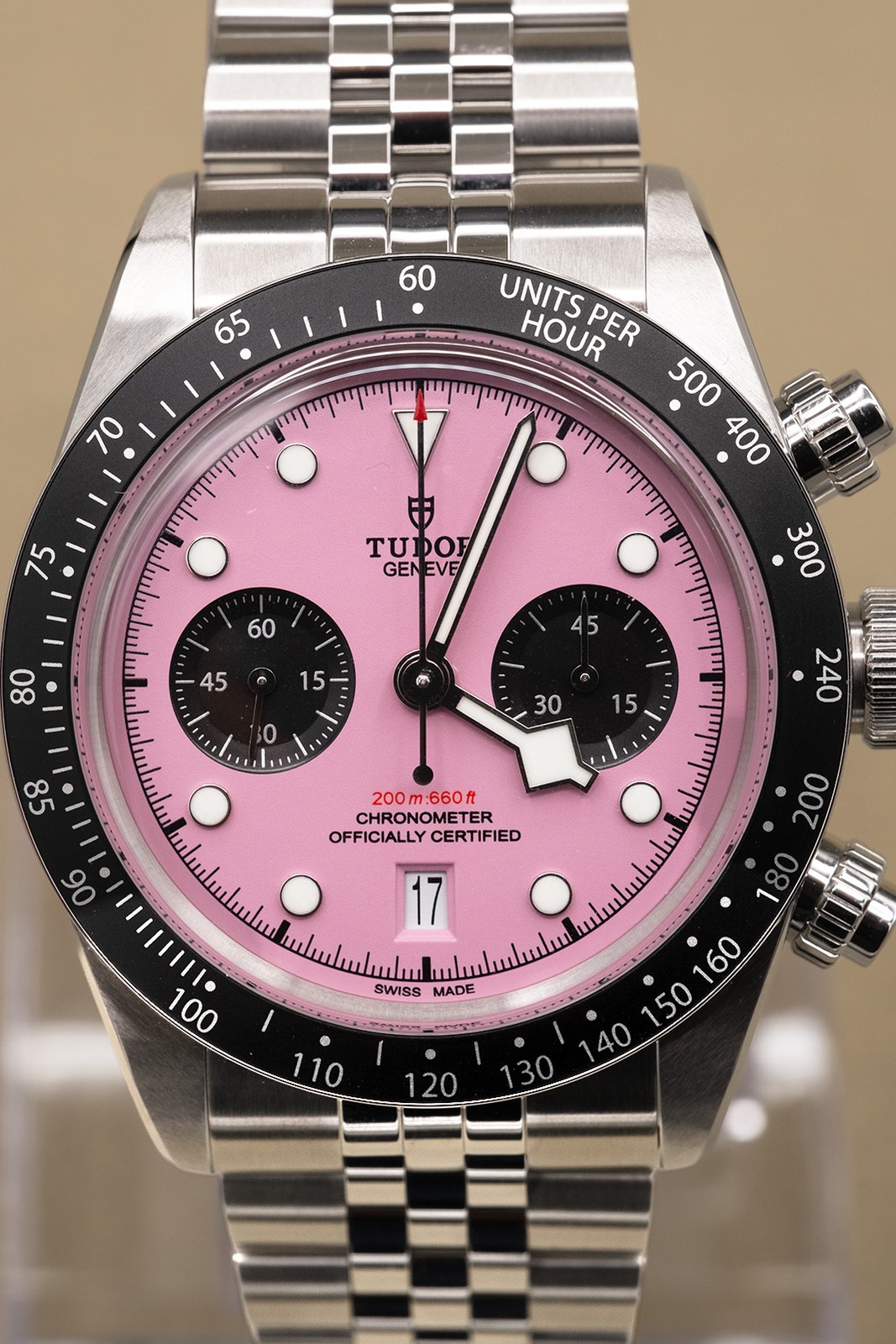 2026 Tudor Black Bay Chrono Pink Dial Complete