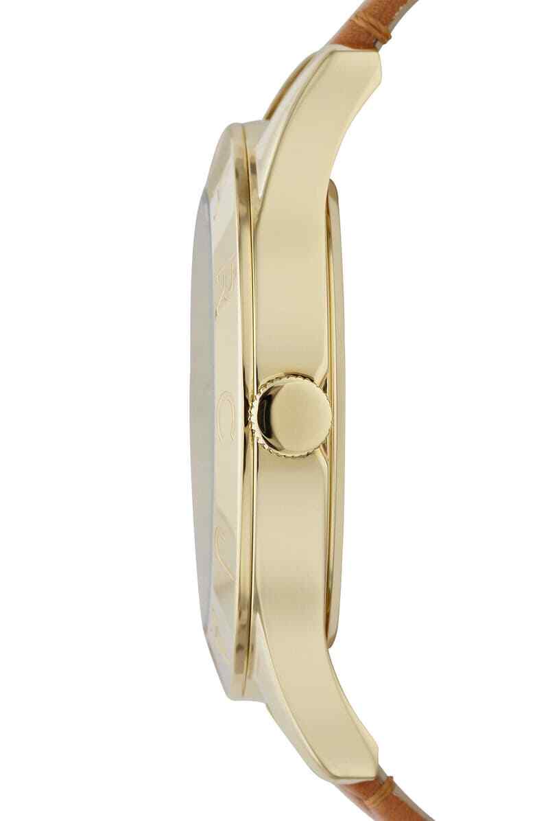 MARC by Marc Jacobs Large Blade Leather Strap 40mm Watch F1212