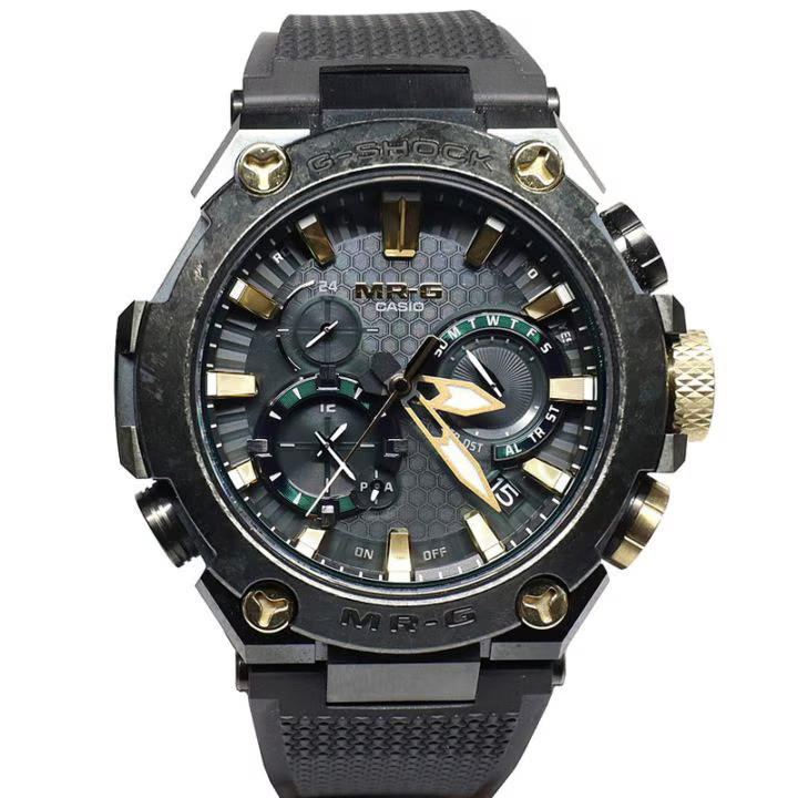 Casio MRG-B2000 Series MRG-B2000RG-3AJR 16.9mm Titanium Black Wristwatch #UW1726