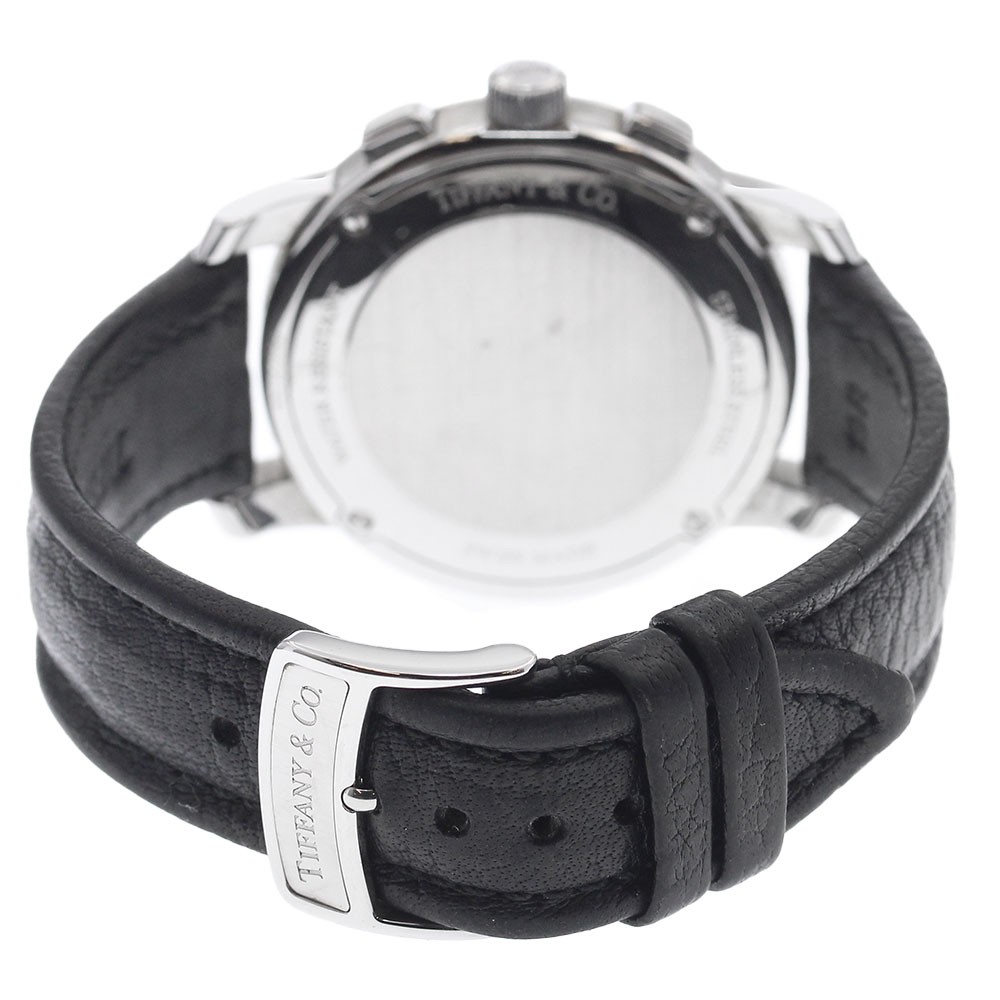 TIFFANY&Co. Mark round Chronograph Small Seconds Silver Dial Quartz Men’s_945104