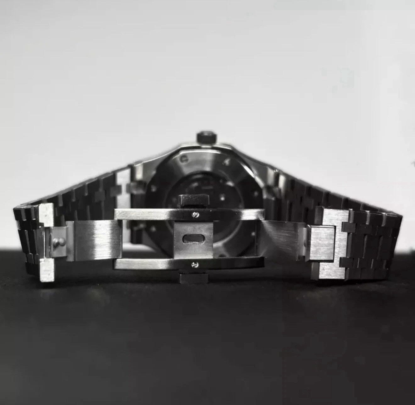 Custom 41mm Silver “RO” Style Skeleton Mod Watch w/ NH70 Automatic