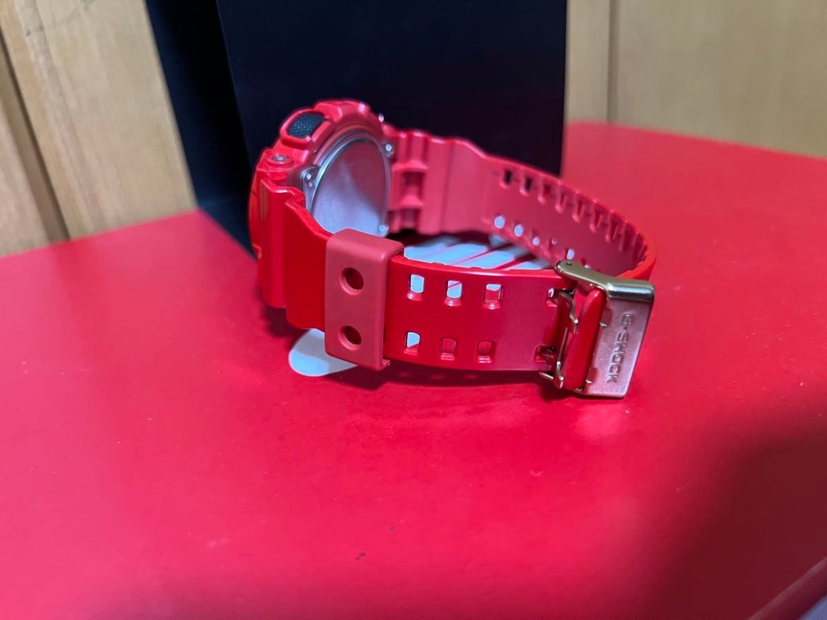 G SHOCK 2 piece set Camouflage Pattern Red Wristwatch