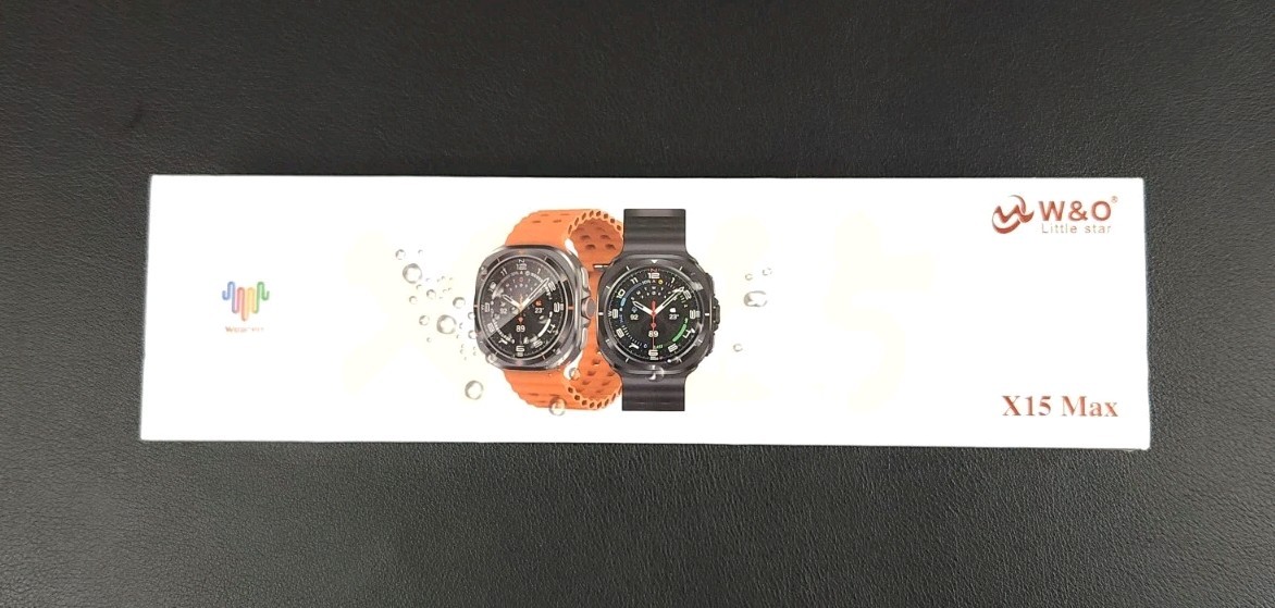W&O X15 Max Smart Watch – BLACK – Smartwatch