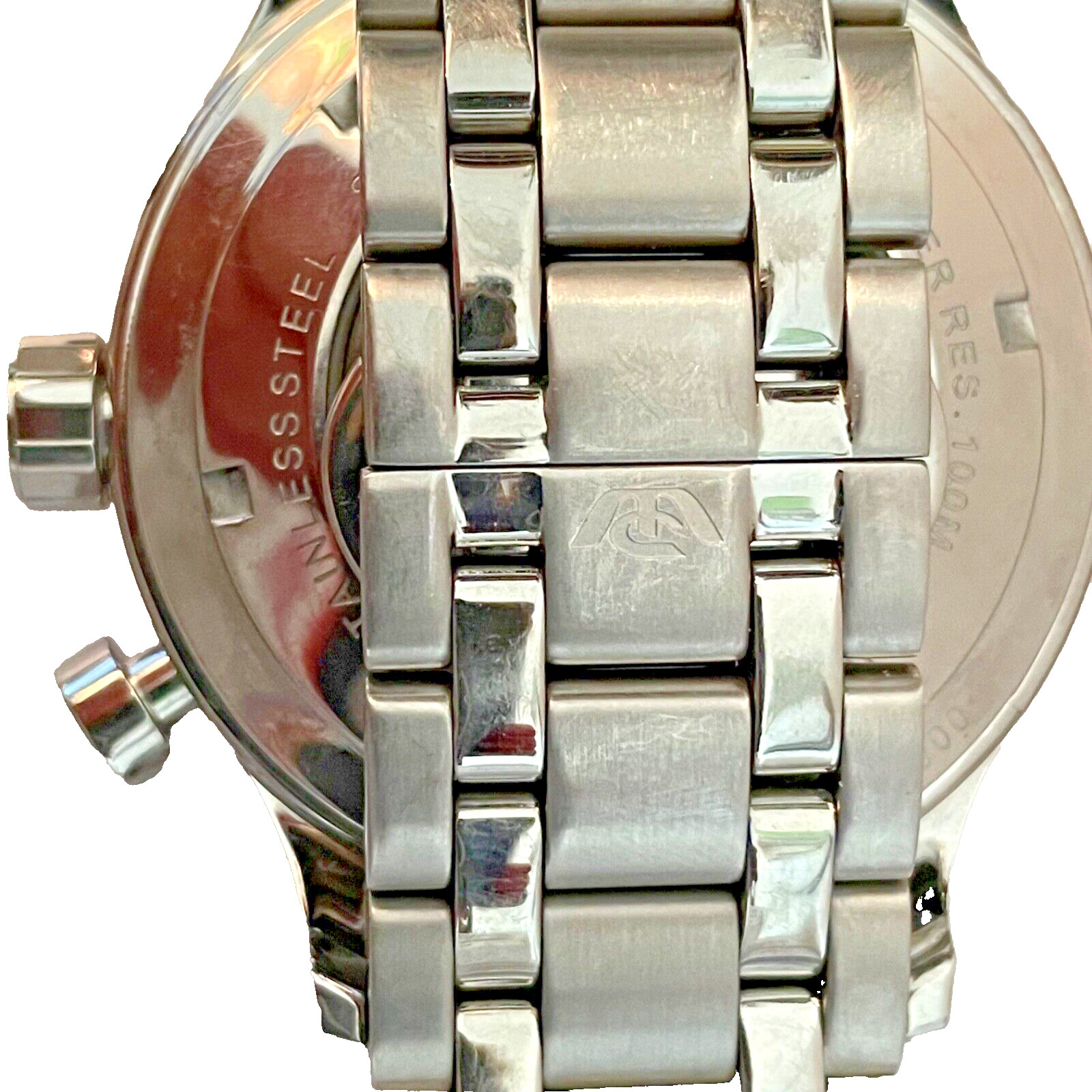 Philip Valjoux 7750 Automatic Chronograph Men’s Watch 44mm Original SS Bracelet