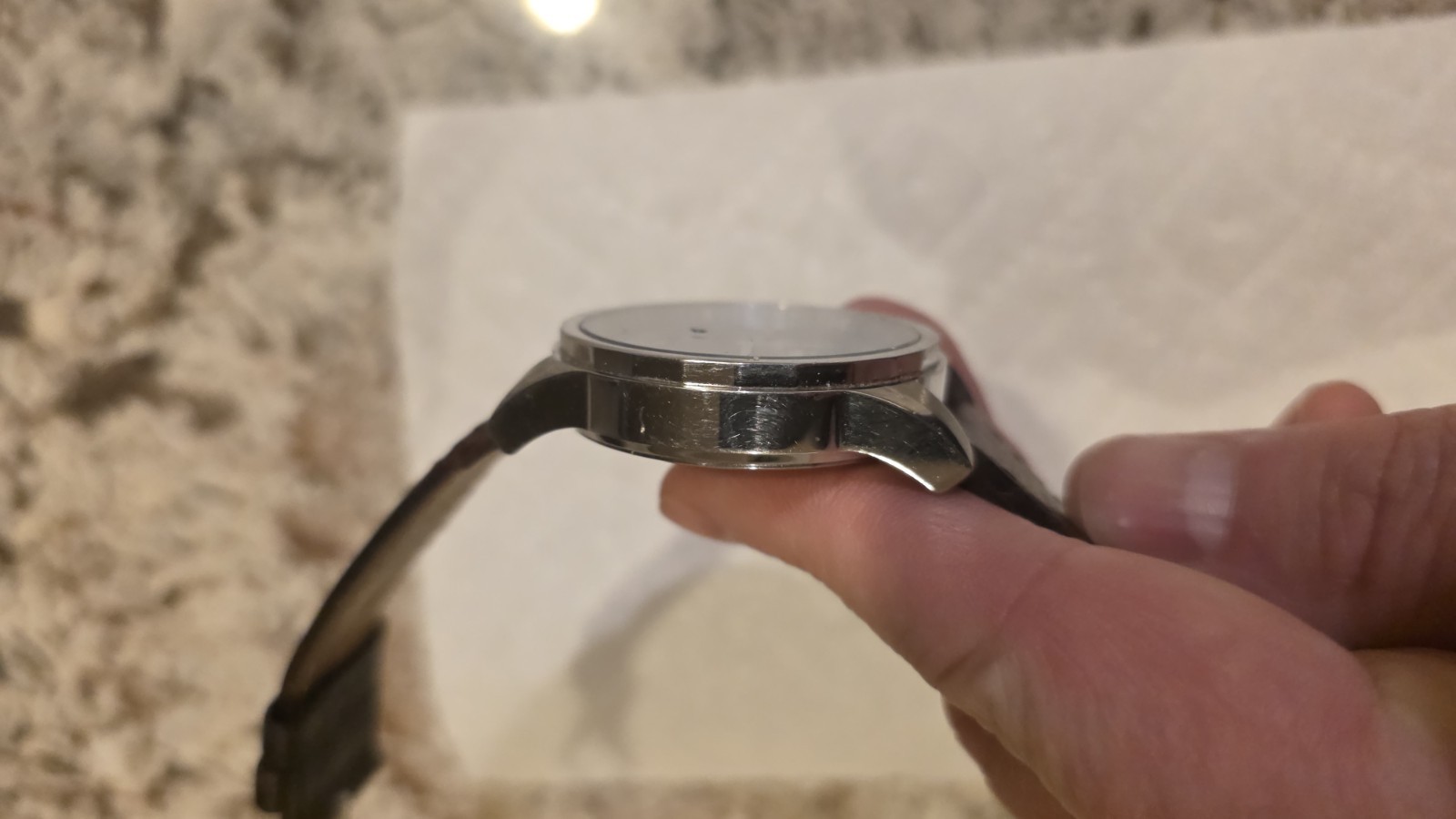 Armani Exchange Chronograph Watch Men 44mm Blue Dial Steel Date AX2501