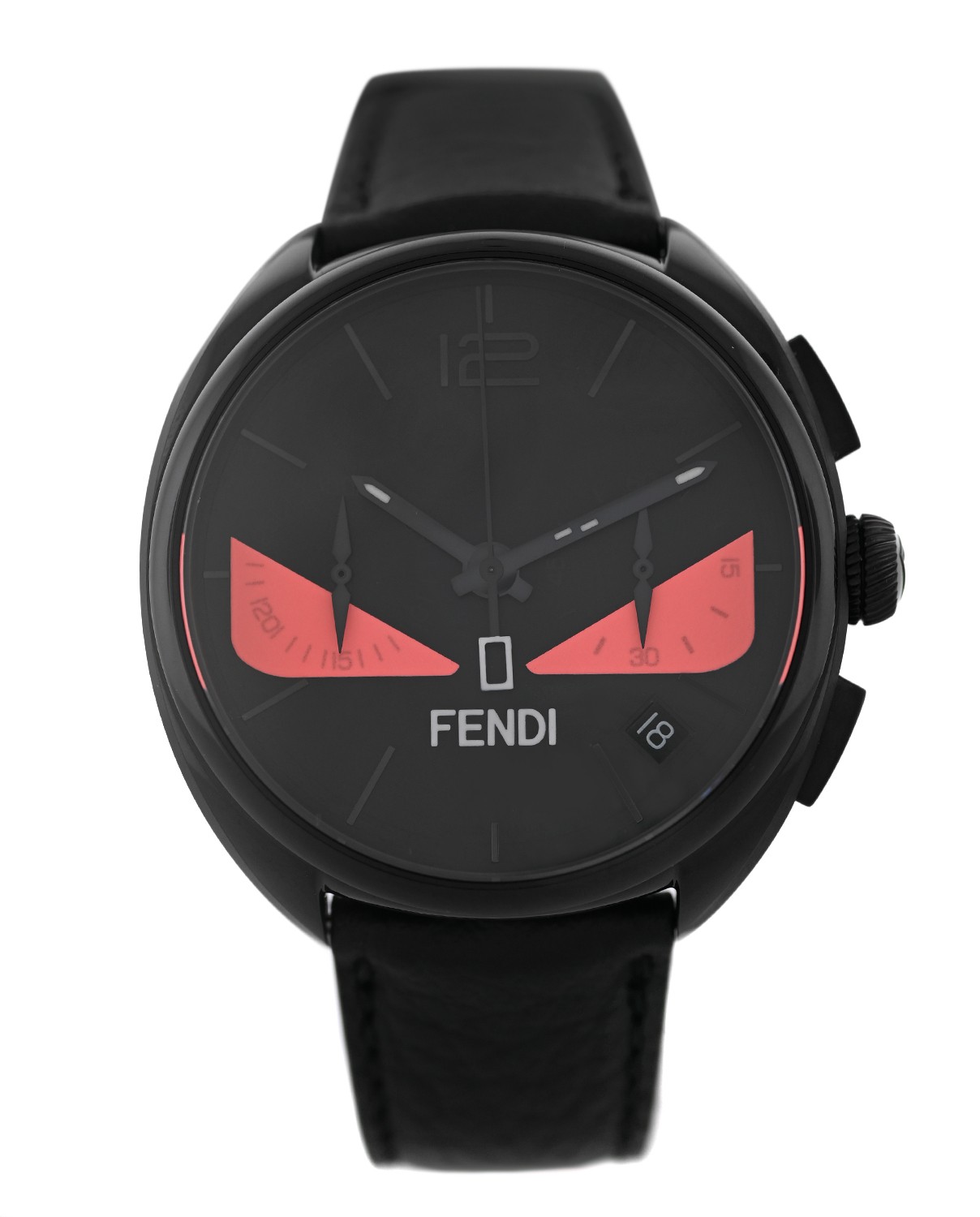 Fendi Momento Bugs F214611711 Date Chronograph Steel 40MM Unisex Quartz