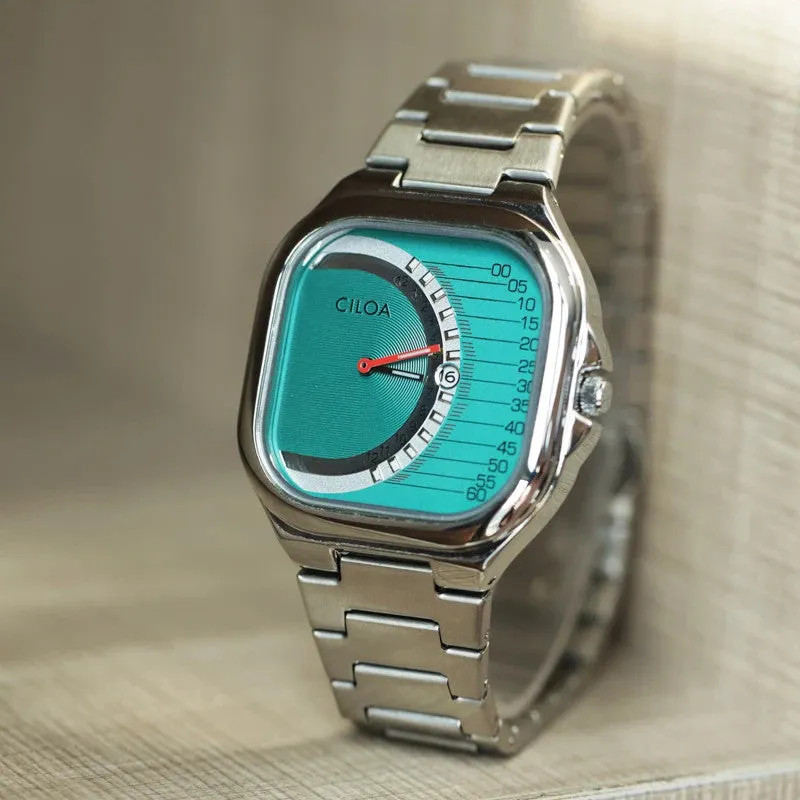 CILOA Retro Square Quartz Watch