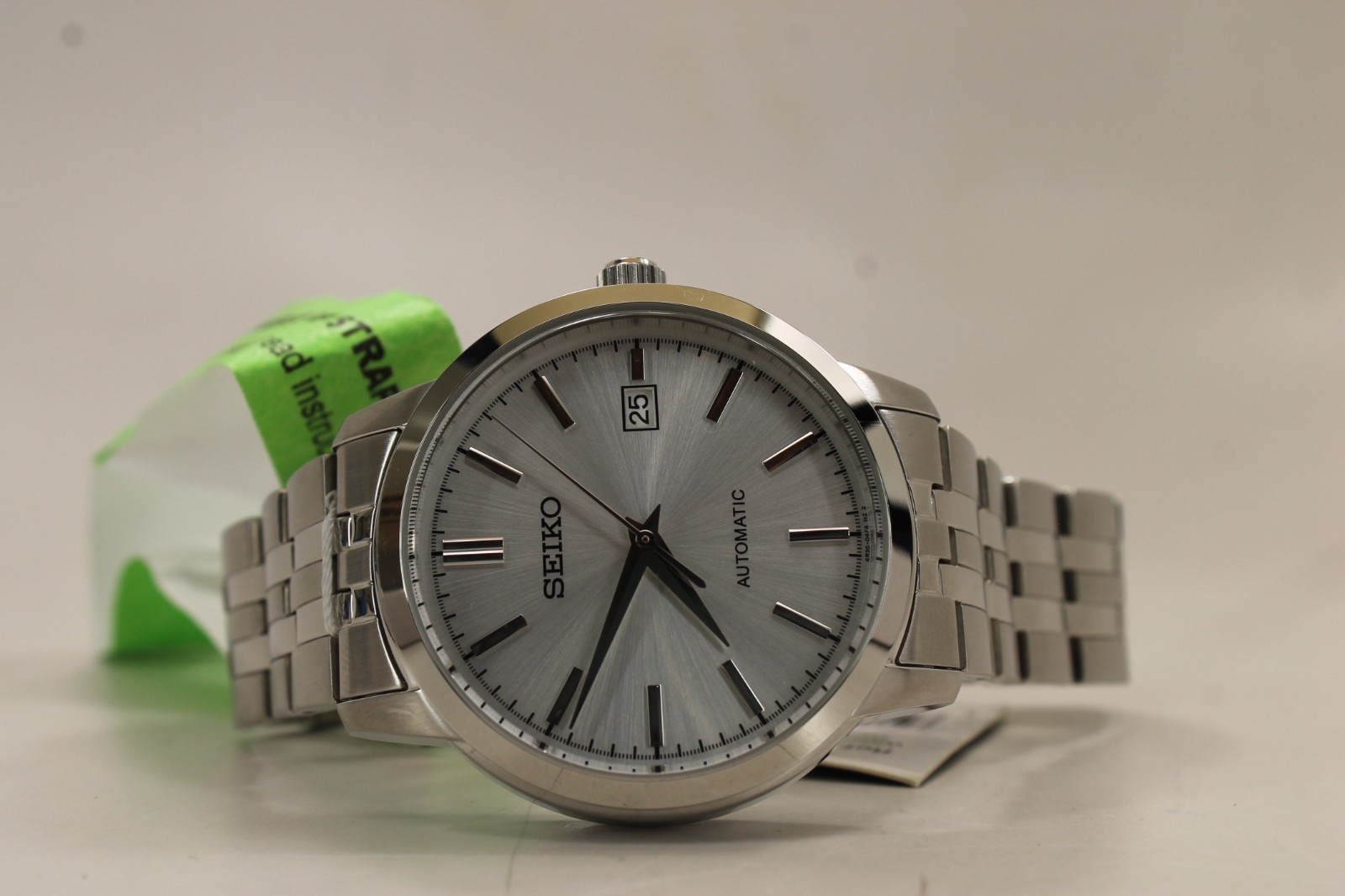 Seiko Men’s Automatic Silver Dial Stainless Steel Watch – SRPH85K1