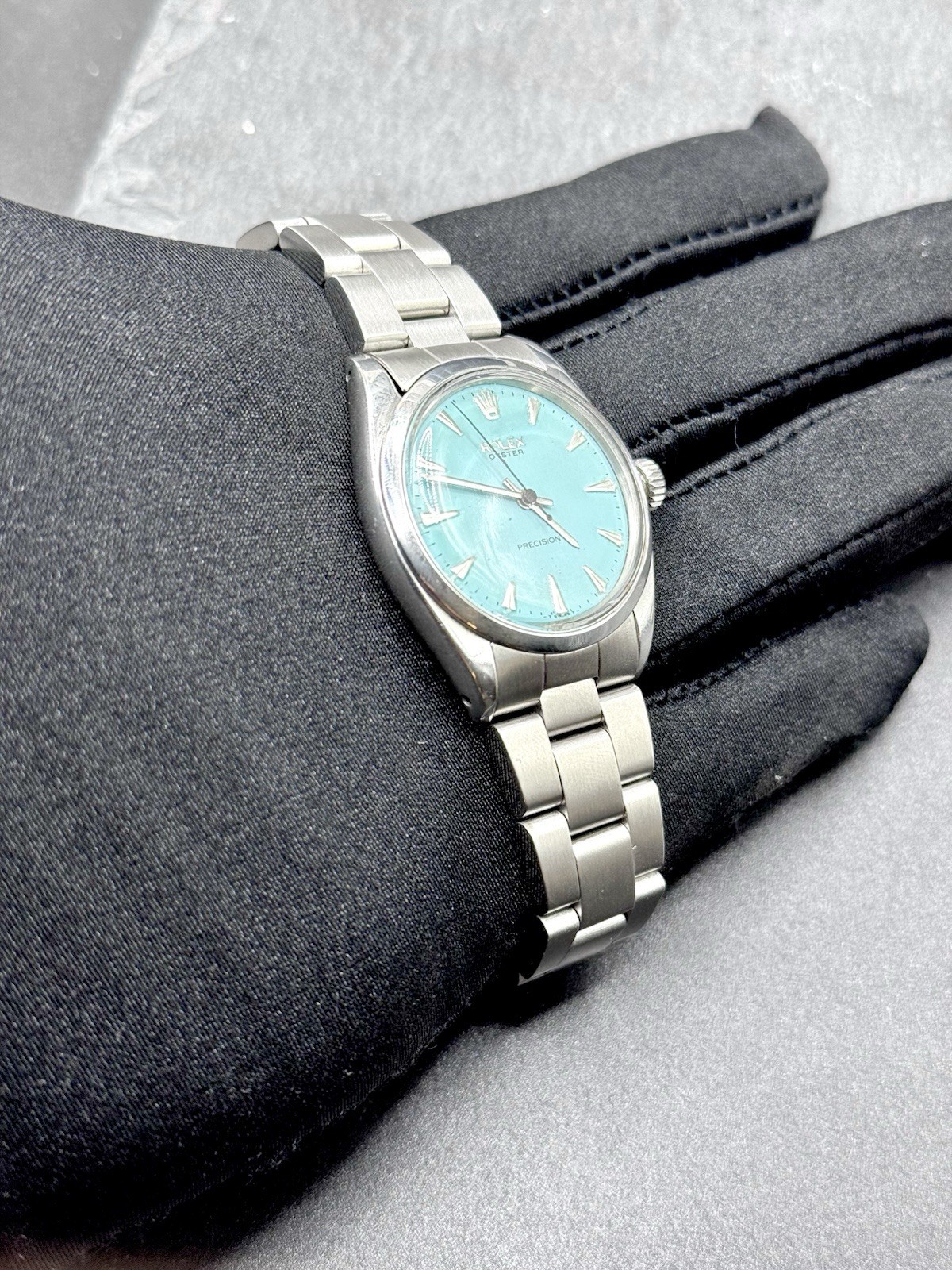 Rolex Precision Ref. 6426 – Tiffany Dial – Warranty – Overhauled