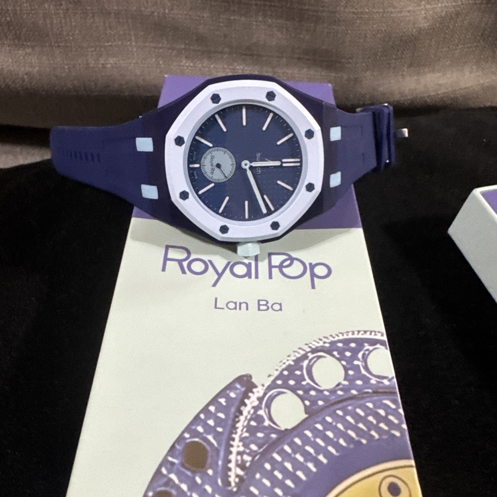Audemars Piguet × Swatch Royal Pop Lan Ba Royal Oak Please Read Full description