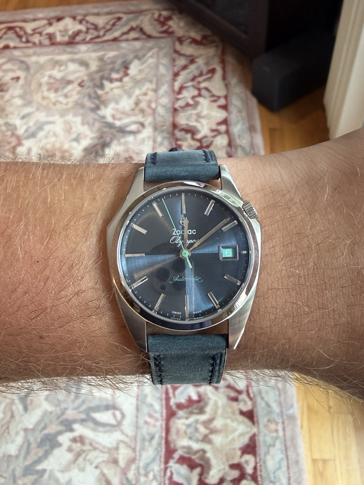Zodiac Olympos Automatic Watch 37.5mm, ZO9711 **Rare** Discontinued