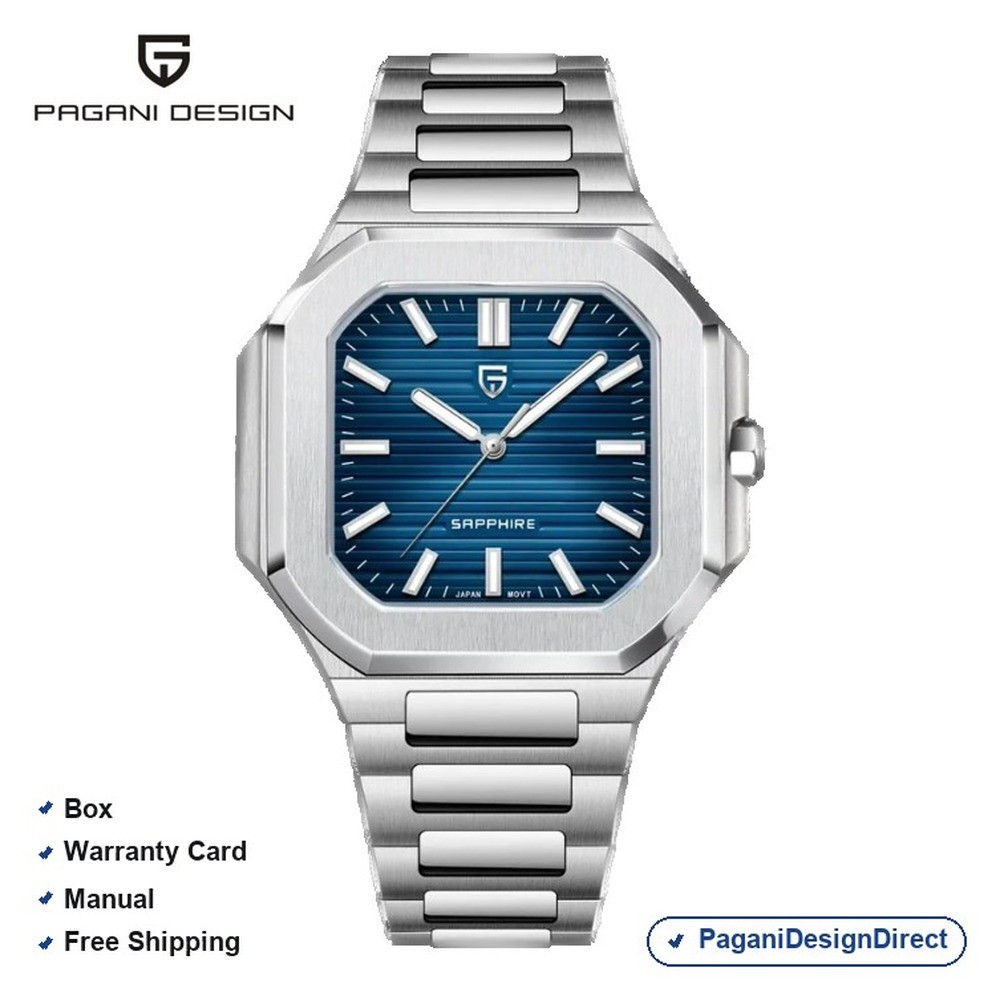 Pagani Design PD-YS019 Blue Stainless Steel Automatic Men’s Watch