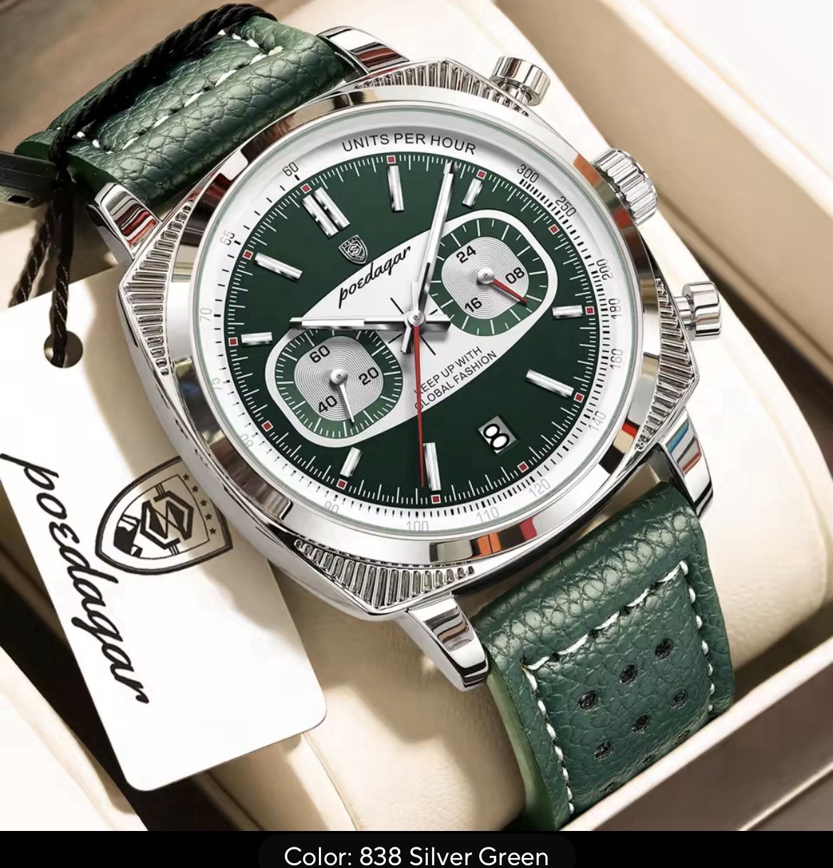CURREN Casual Sport Watches for Men Top Brand Luxury Military Leather Wristwatc