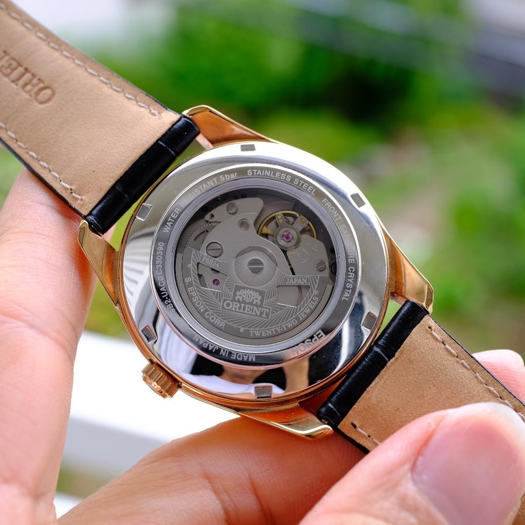 Superb Condition ORIENT Sun Moon Automatic Gold