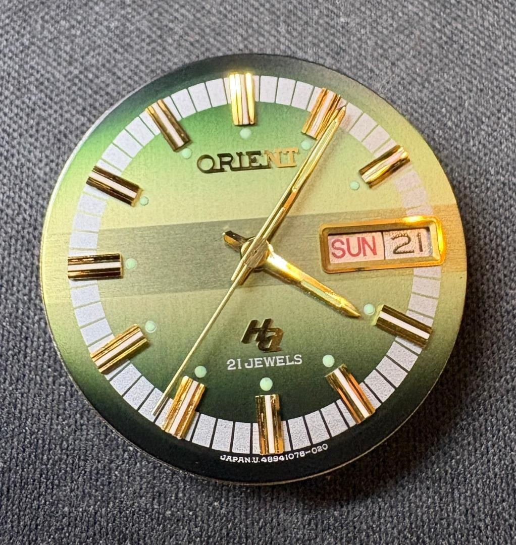Orient Hiace 5-Face Cut Glass Automatic Watch 39mm Stainless Steel Bracelet 70s