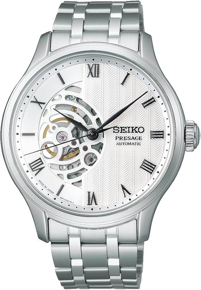SEIKO SARY251 PRESAGE Japanese Garden Skeleton Dial Model Mechanical Men’s Watch