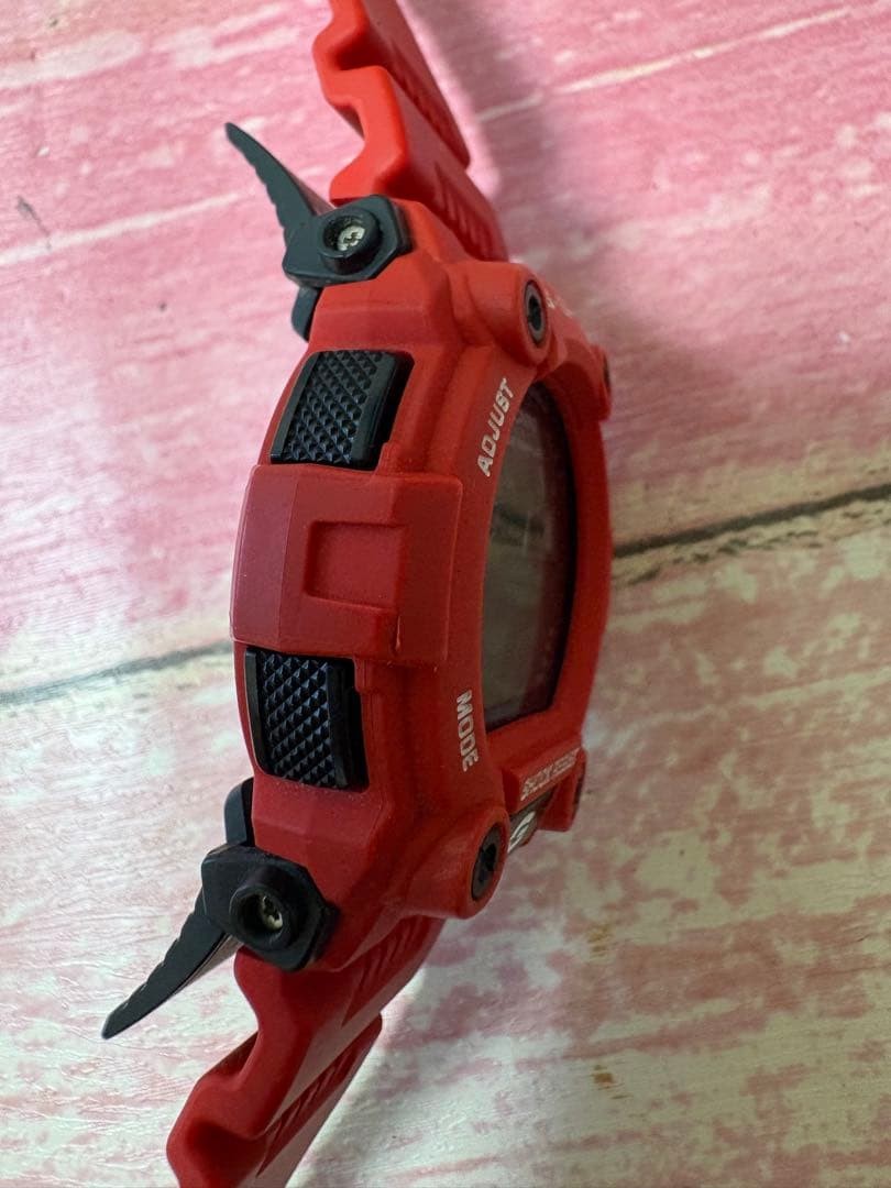 CASIO G-SHOCK G-7900A Red Digital Watch Working Product