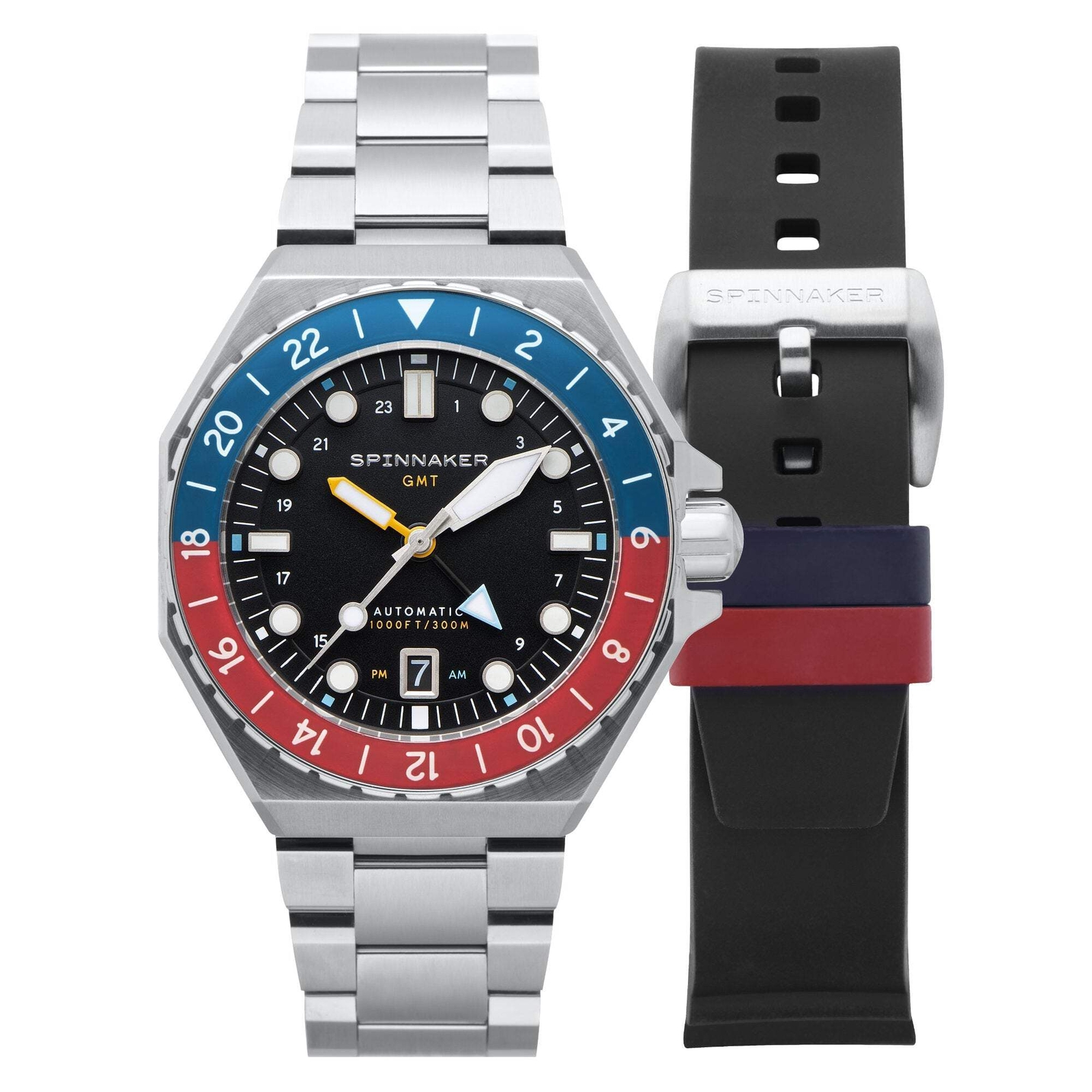 Spinnaker Dumas Stainless Steel 44mm Japanese Automatic Wristwatch