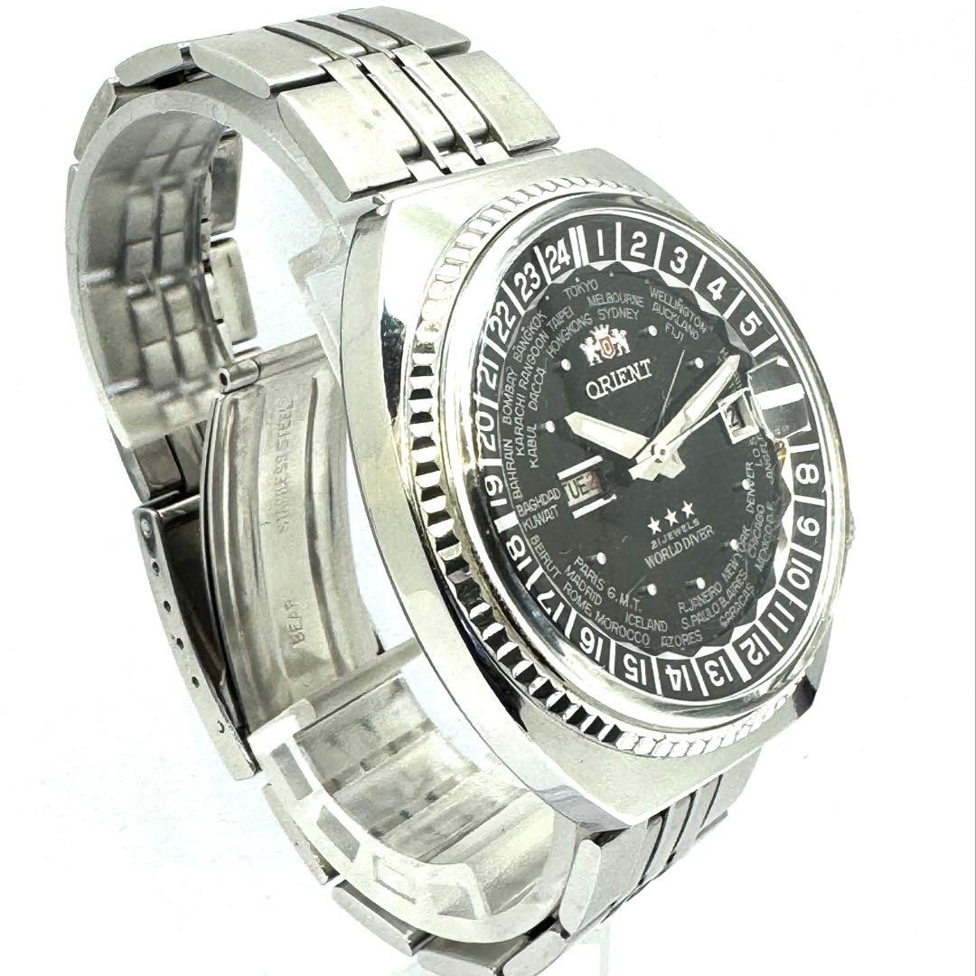 Orient Three Star World Diver Automatic Watch 43mm wrist 19.0cm/7.5in