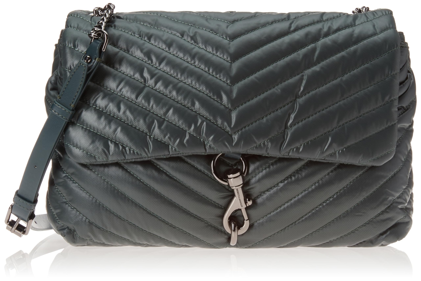 Rebecca Minkoff Edie Flap Shoulder Bag, Deep Jade