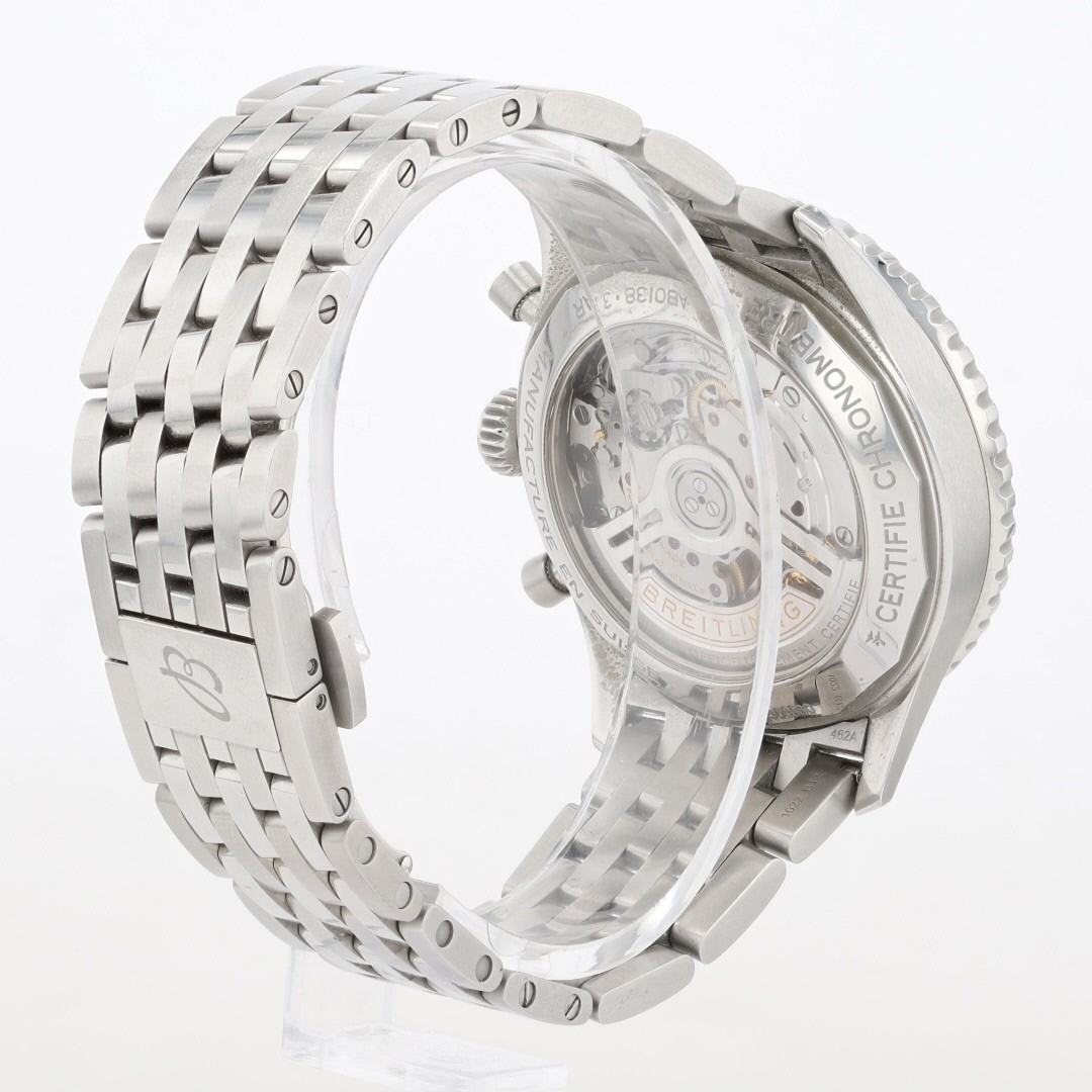 Breitling Navitimer 43mm White Dial Automatic Stainless Steel Men’s Wristwatch