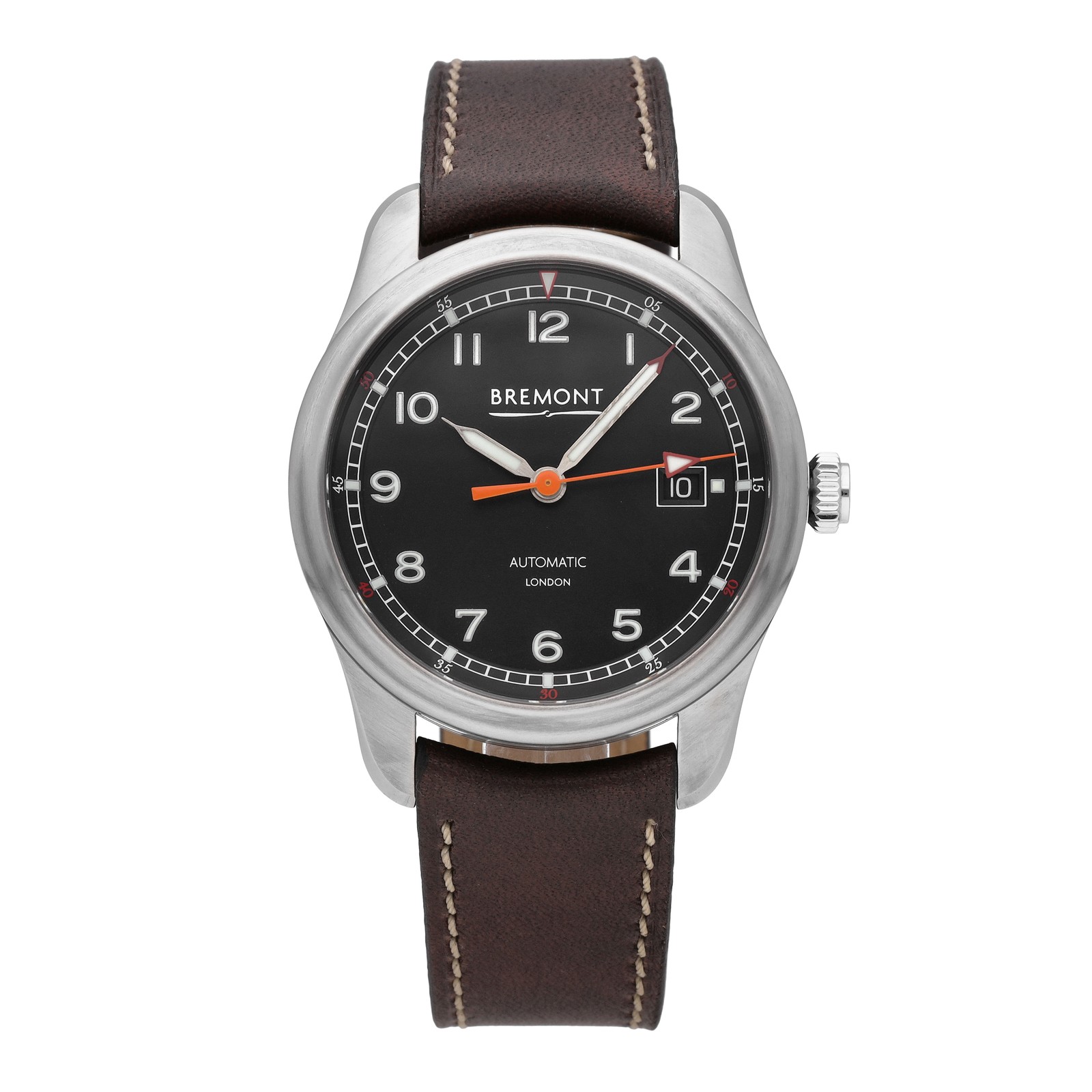 Bremont Airco Mach 1 Black Dial 40mm Automatic Men’s Watch AIRCO-M1-BK-R-S