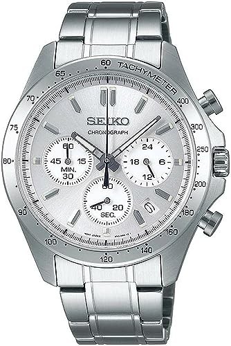 SEIKO Spirit SBTR009 Silver Chronograph Quartz Stainless Men’s Watch New in Box