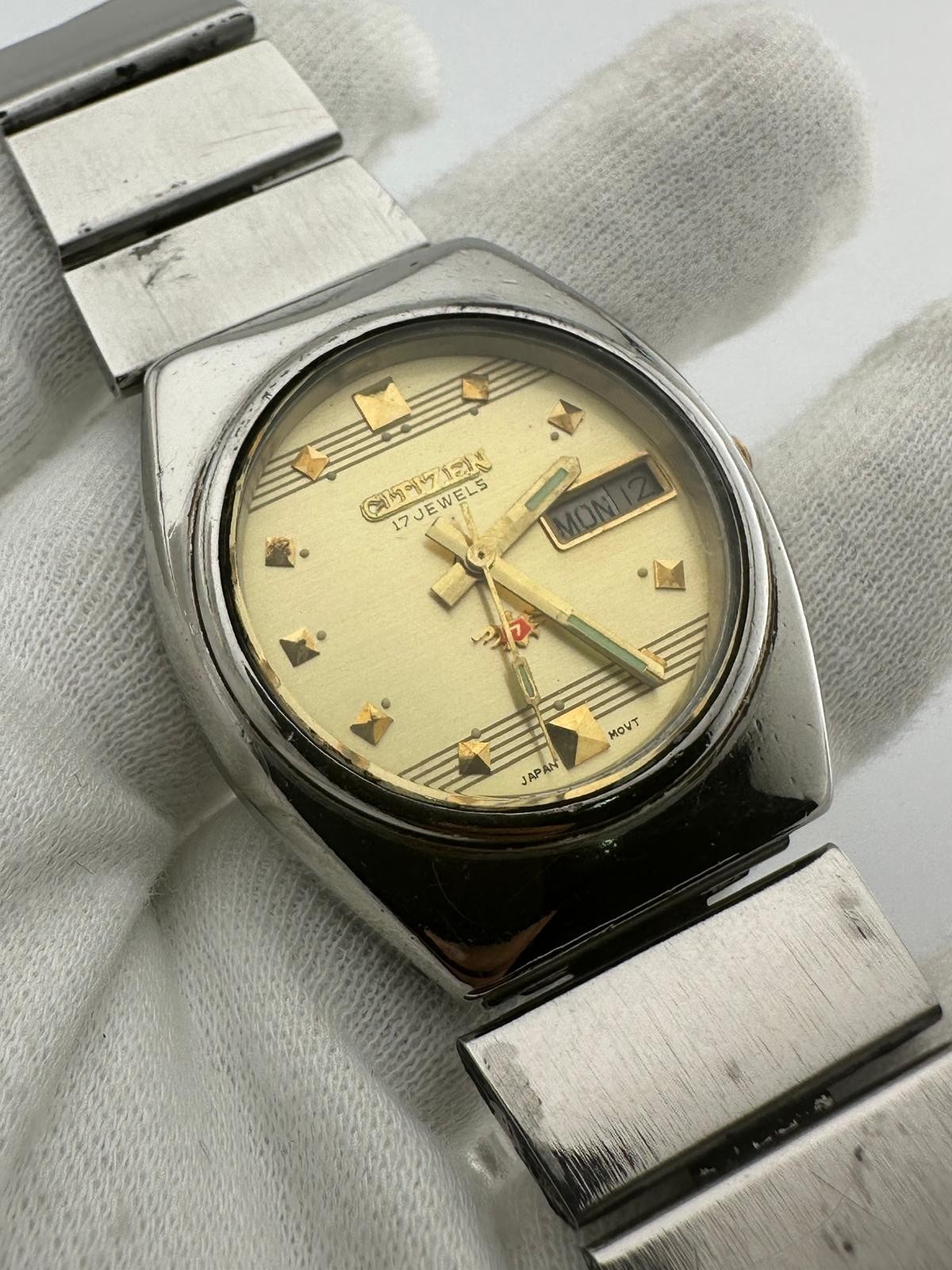 Rare Authentic Vintage CITIZEN Date/Date Men Automatic Watch, JAPAN MADE