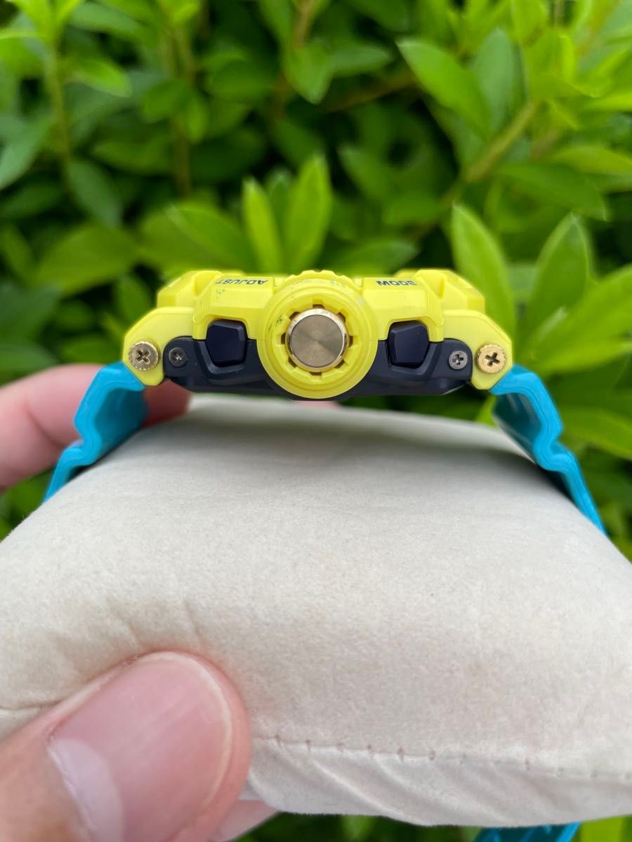 CASIO G-SHOCK GW-9201KJ RISEMAN Irukuji Yellow Blue Used Japan
