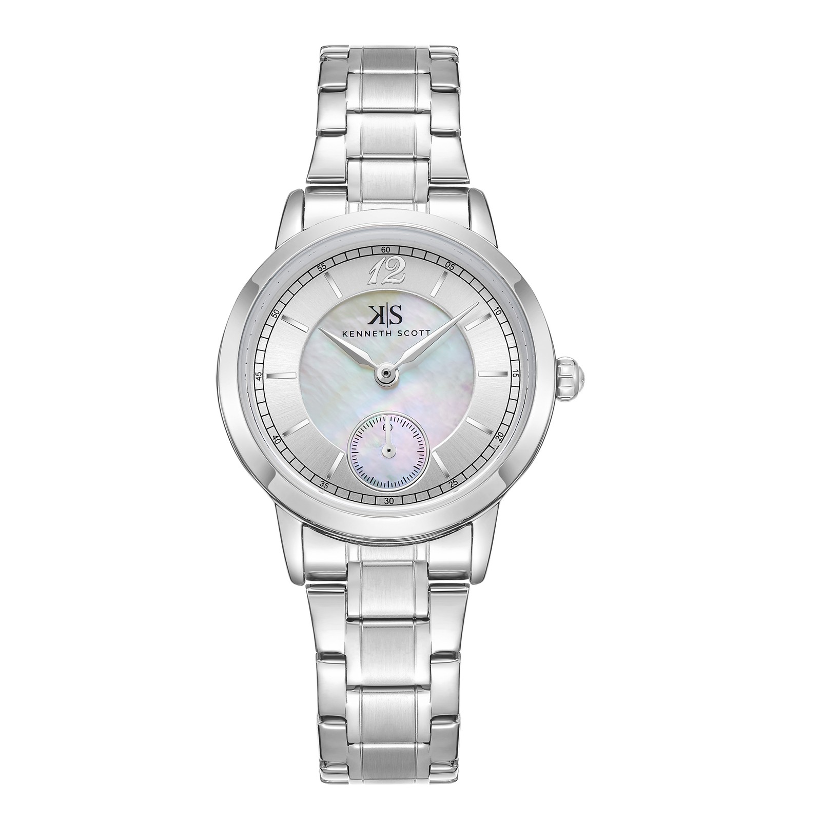 Kenneth Scott Women’s Analog Watch | White Dial, 29mm, 30 m (3 ATM)