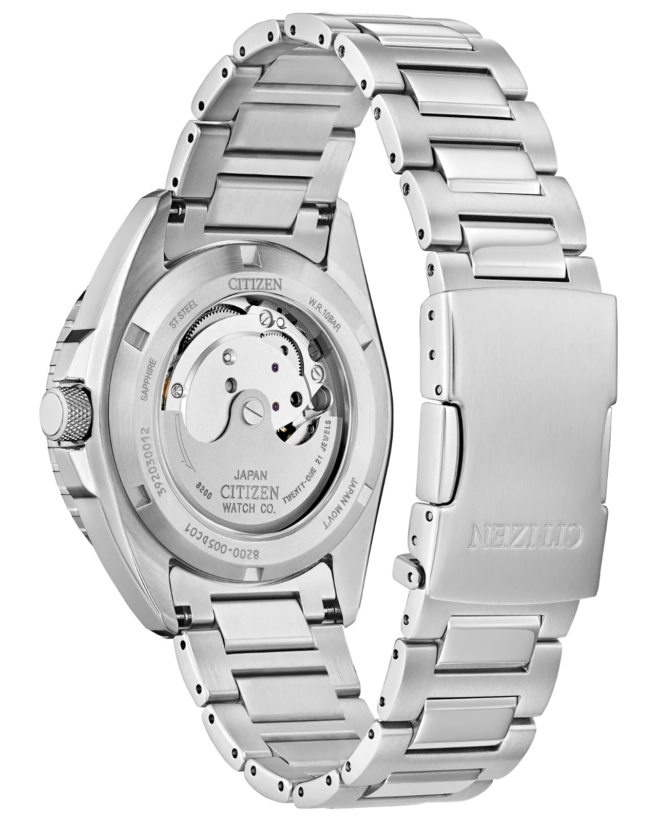 Citizen Men ‘s Sport Automatic Silver Stainlesss Steel Watch 42 MM NH7530-52L