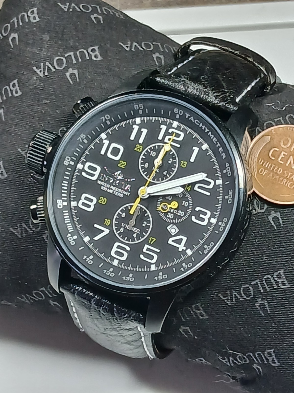 Invicta 3332 Rare Left-hand I-Force Chronograph Mens Quartz Watch