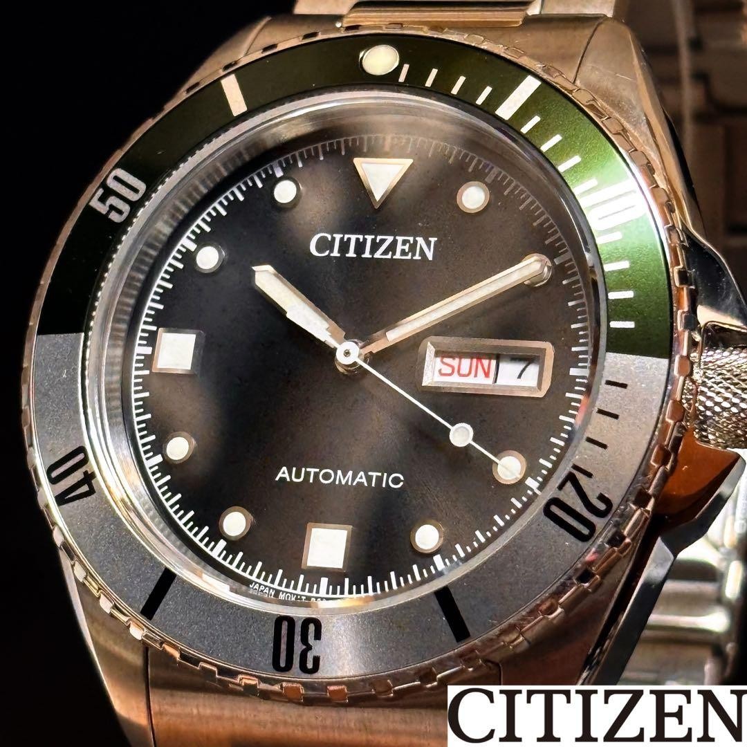 CITIZEN NH7531-50E Automatic Black Watch From Japan