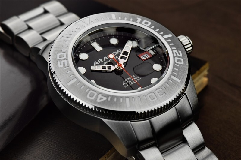 ARAGON A335BLK Divemaster II Automatic 45mm Black 24 Jewels NH35