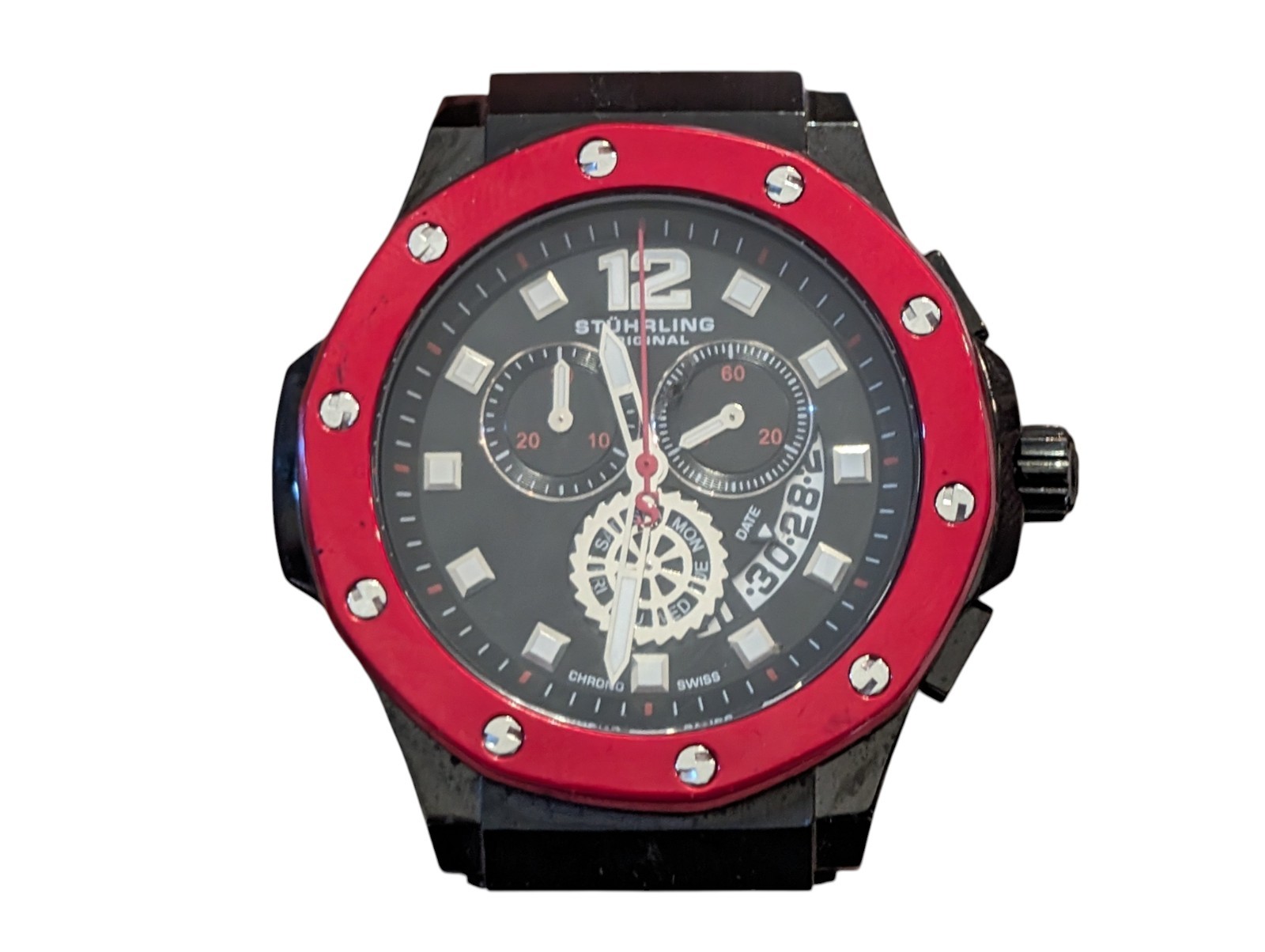 Stuhrling Apocalypse Trinity Original Mens Watch With Interchangeable Bezels