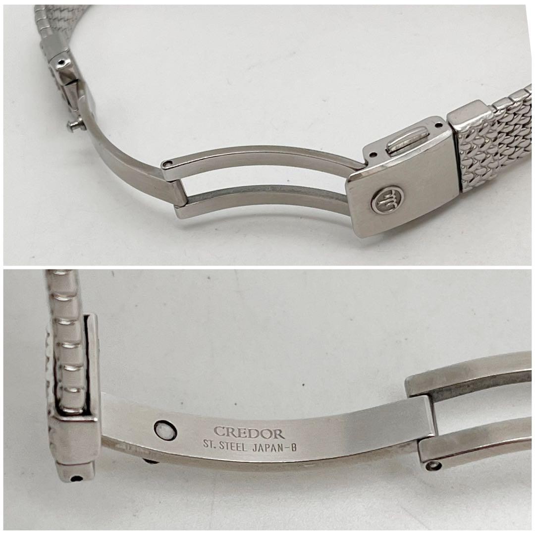 Credor 5A70 0BB0 Diamond Shell Dial Ladies Watch Wrist 18.0cm 7.1in Seiko