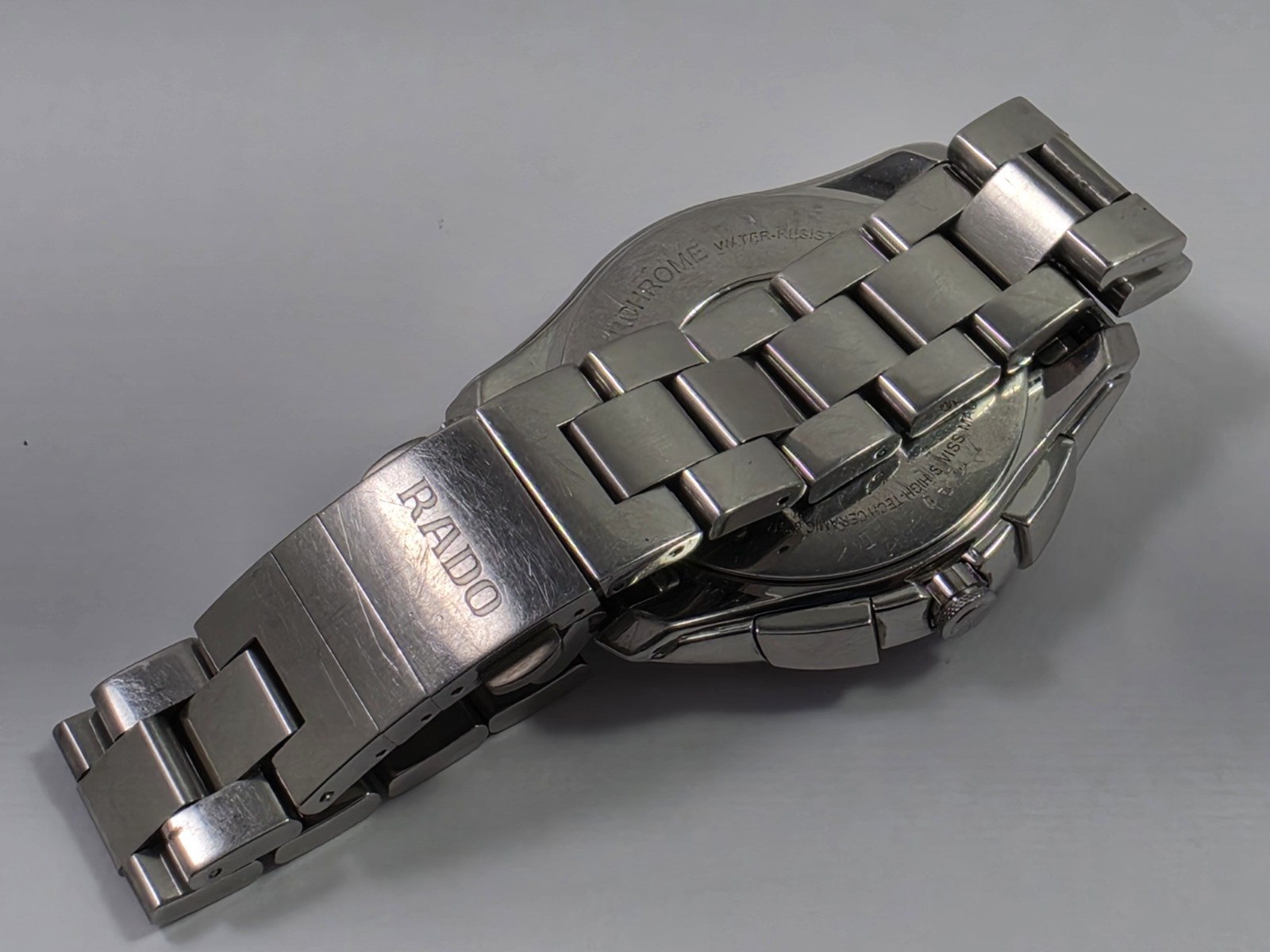 Rado Hyperchrome Quartz Chronograph Blue Dial Stainless Men’s Watch R32259203