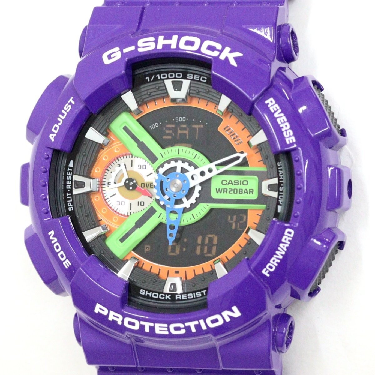 Casio G SHOCK Evangelion Unit 01 GA 110EV 6AJR Watch Quartz Men’s