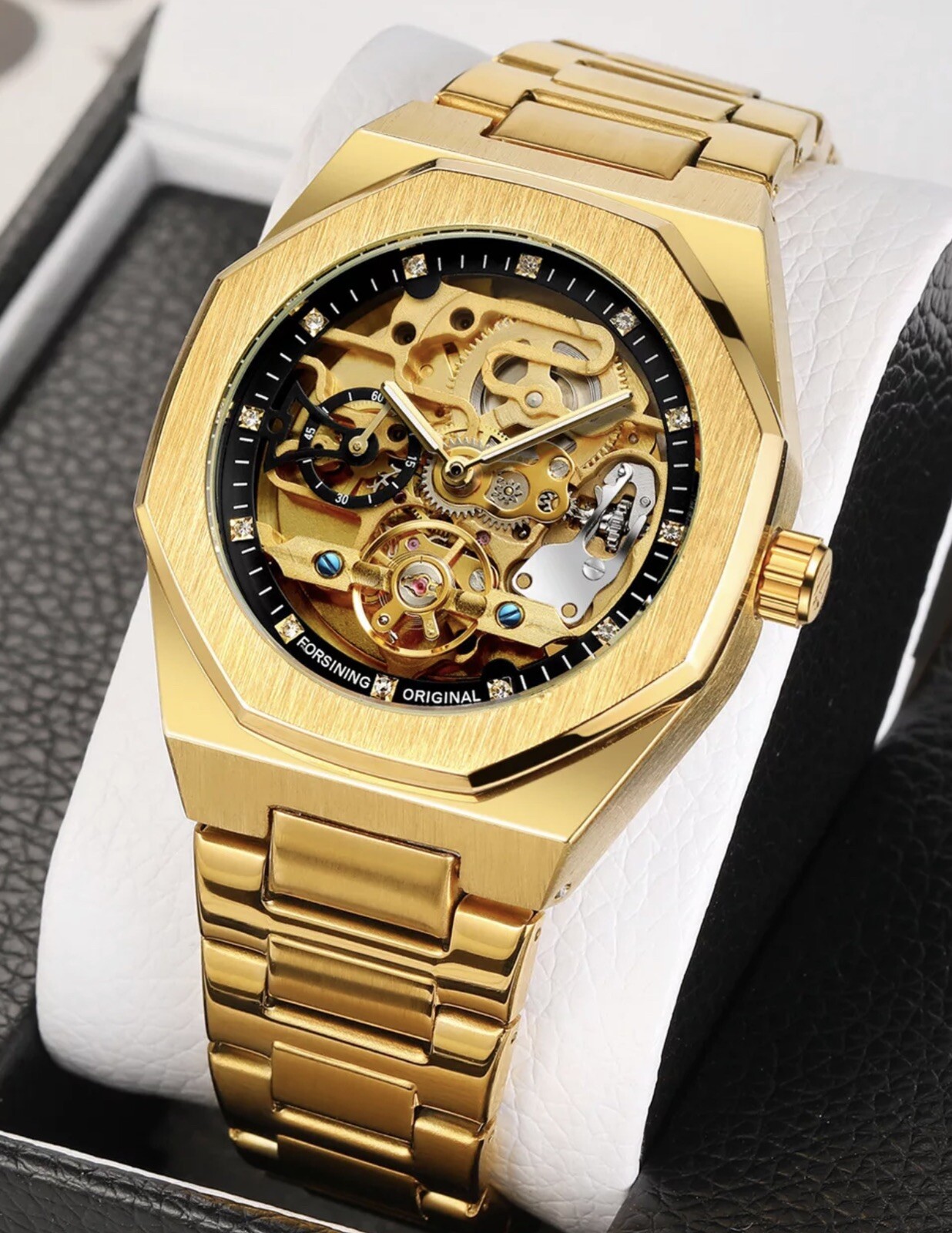 ⌚Men’s Watch Skeleton Mechanical Luminous Luxury Waterproof Sport Wristwatch NEW