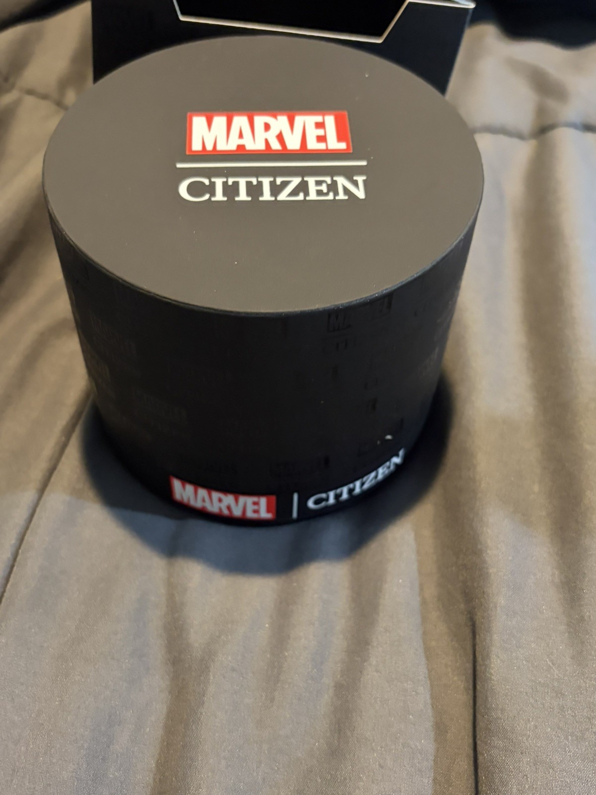 Citizen Men’s Eco-Drive Marvel, Captain America Dark Gray Stainless Steel Nylon