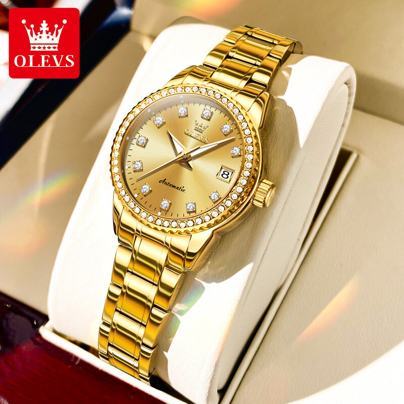 OLEVS Women’s Automatic Mechanical Luminous Waterproof Watch for Ladies