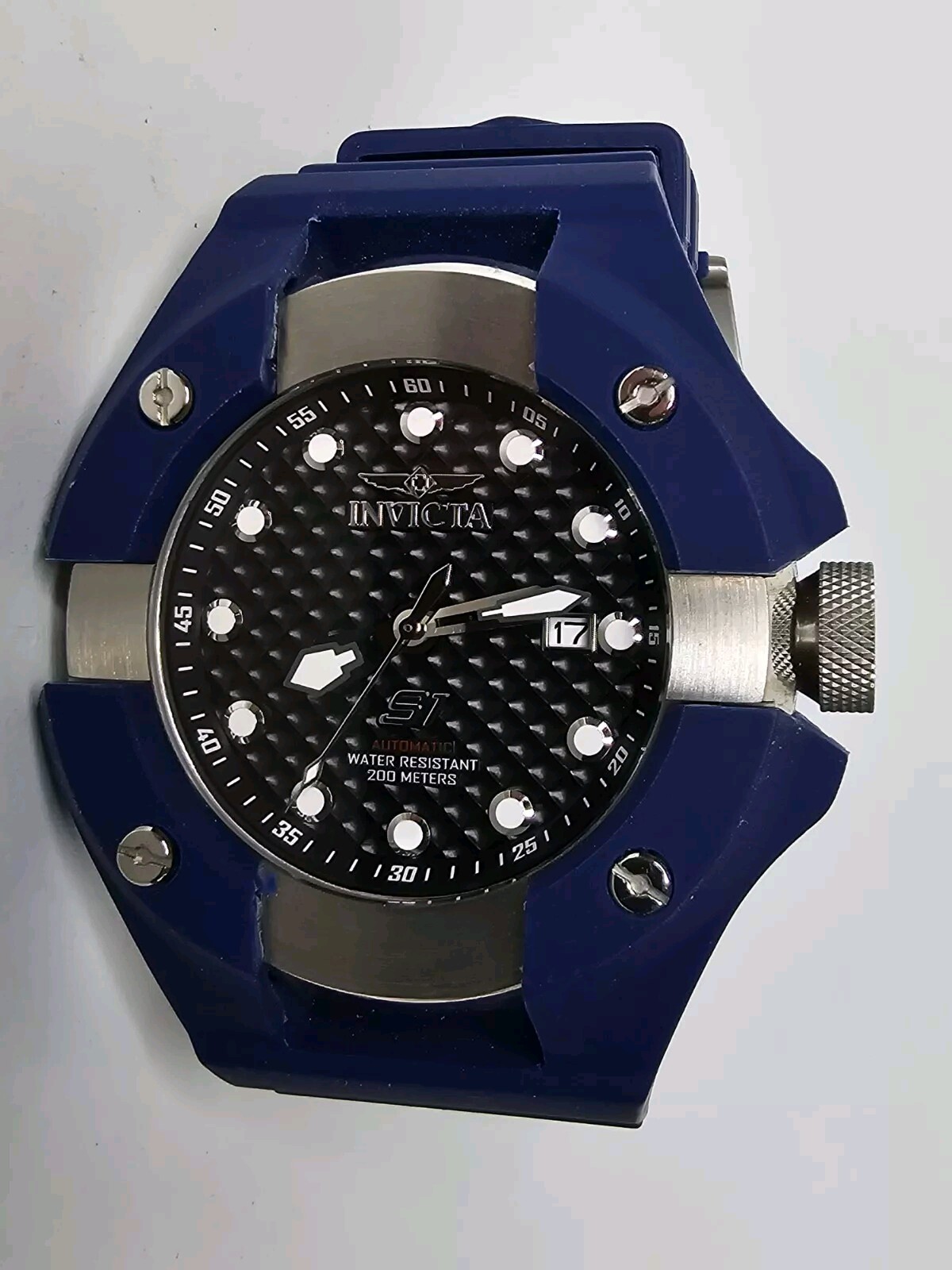 Invicta Men’s S1 Rally Automatic Watch Black Blue 23957 51mm
