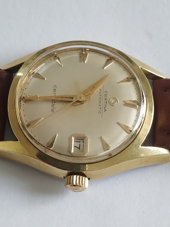 Certina automatic “Certidate” vintage 1960s watch