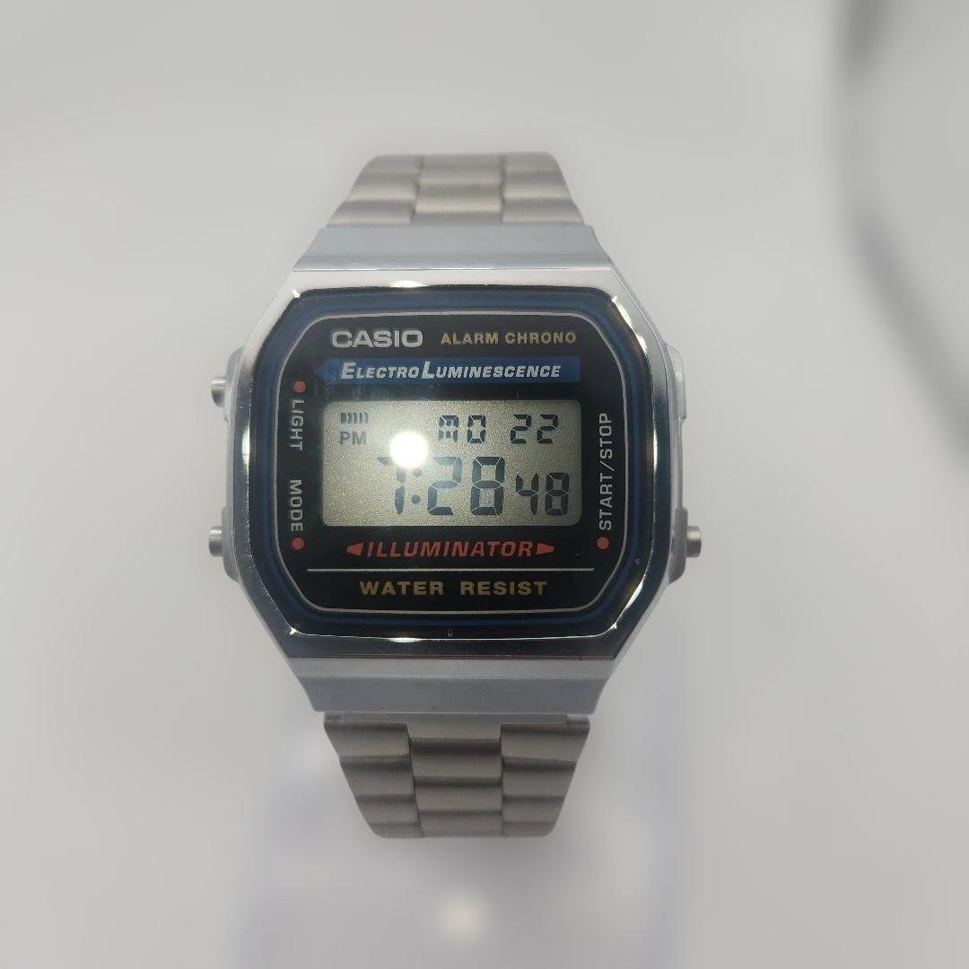 Casio Working Men s A168 Digital Watch Silver