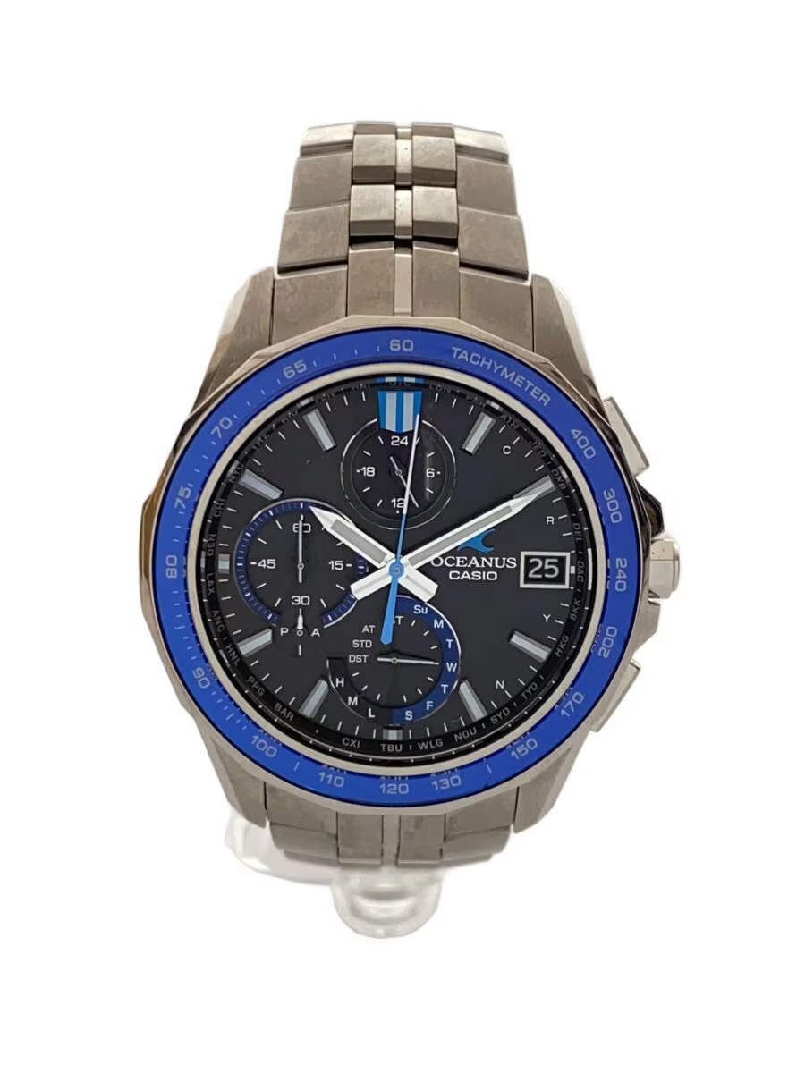 Casio ocw-s7000 OCW-S7000-1AJF Stainless Steel 40mm Silver Dial Solar #2nW306