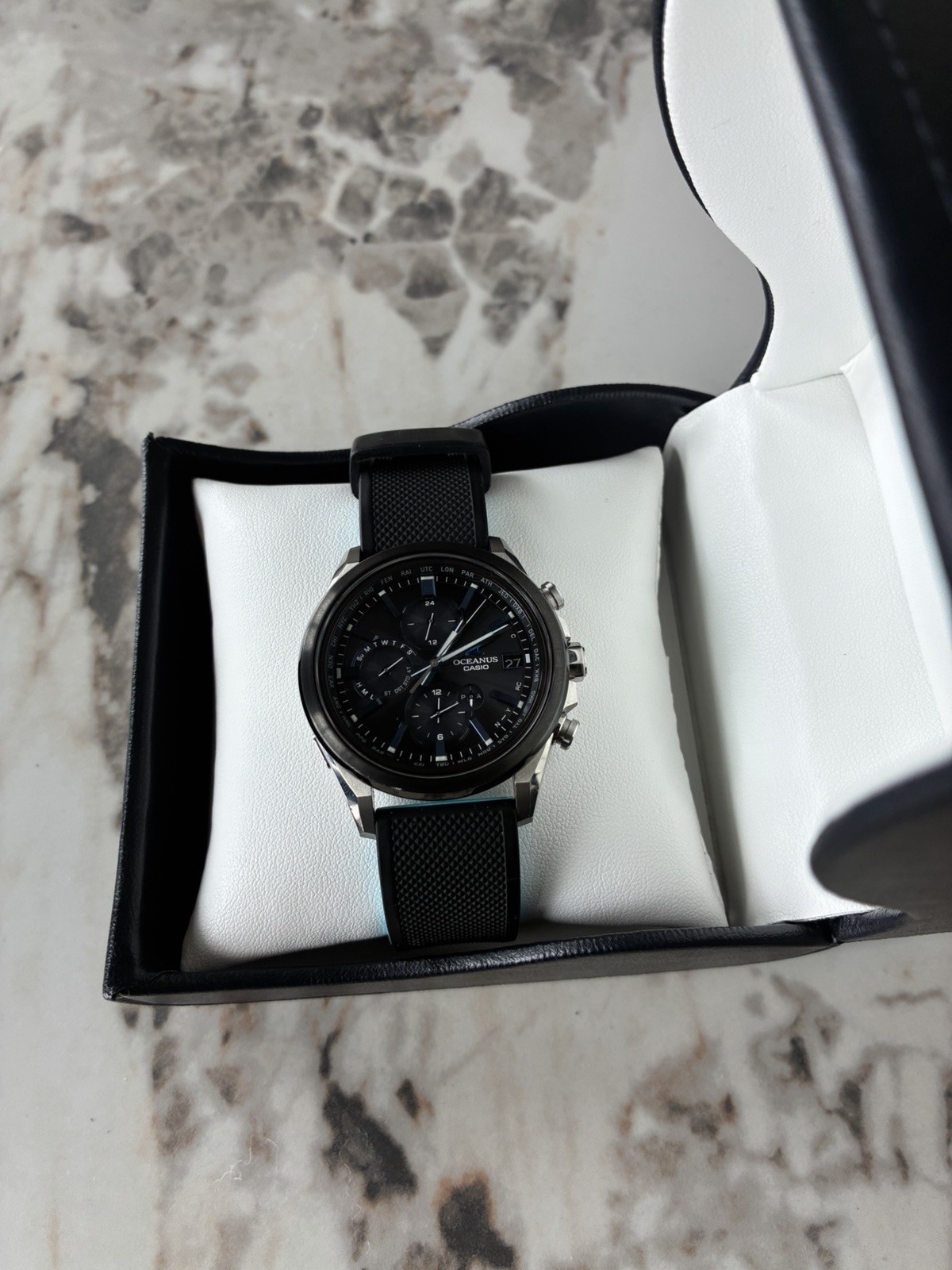 Casio Oceanus OCW-T4000A-1AJF Bluetooth Tough Solar Titanium Box Papers