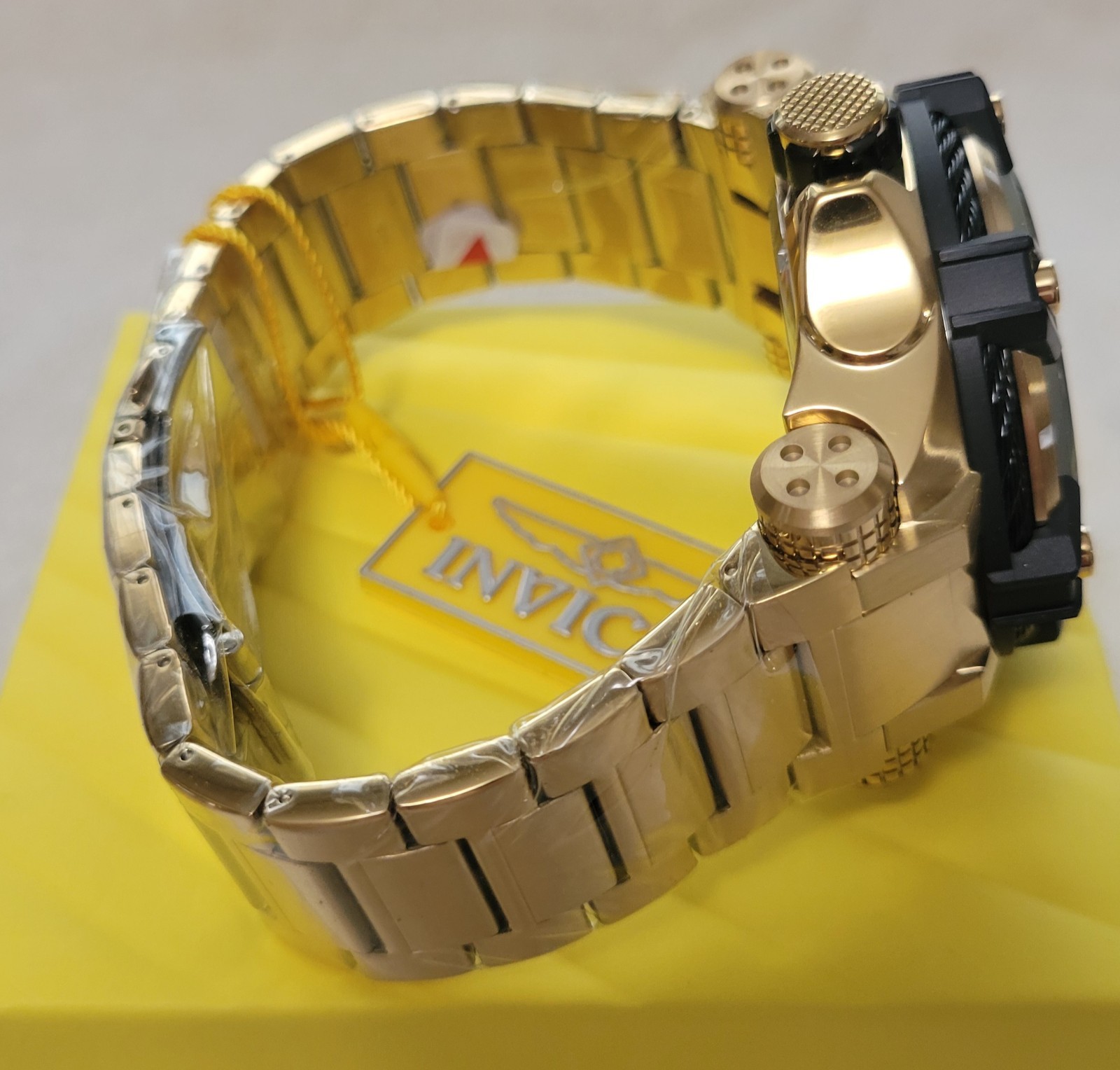 Invicta Bolt Automatic Men’s Watch – 52mm, Gold 49058