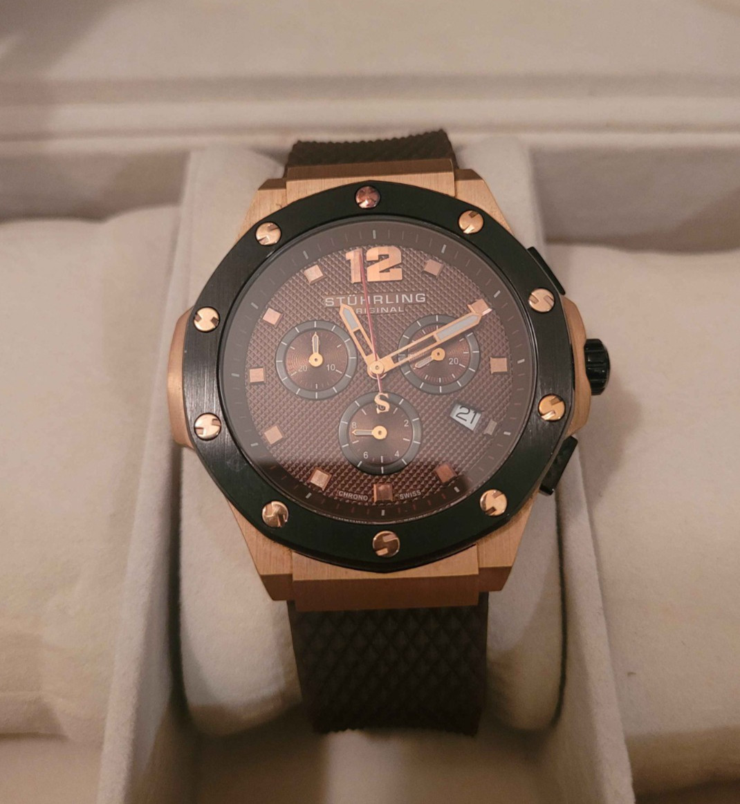 Stuhrling Original Apocalypse Quartz Men’s Watch 47mm