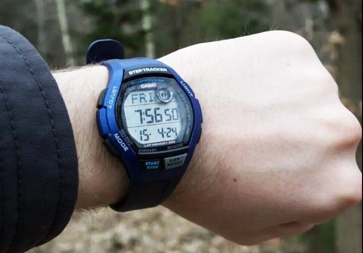 Casio Men’s Solar-Powered Digital Watch with Blue Band – WS-2000H-2AVCF