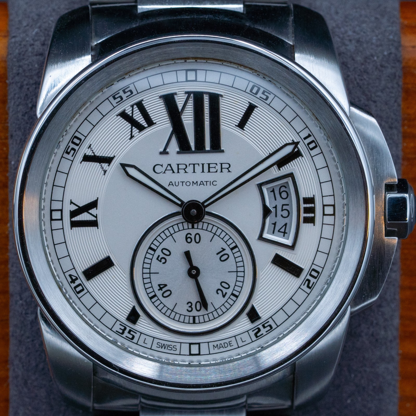 Cartier Calibre de Cartier | Ref W7100015 | 42mm | Steel | White Dial | Full Set